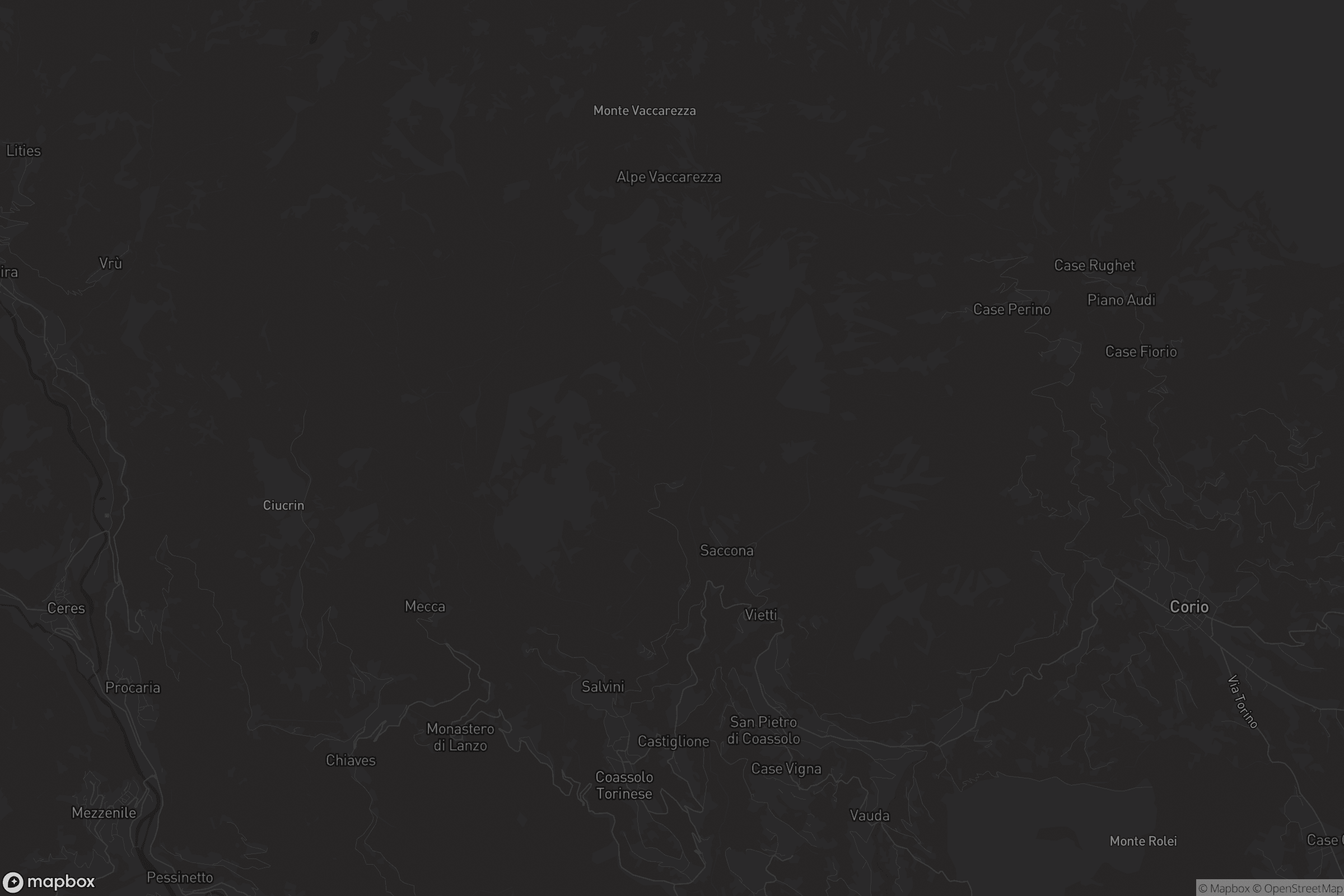 Mappa di Coassolo Torinese