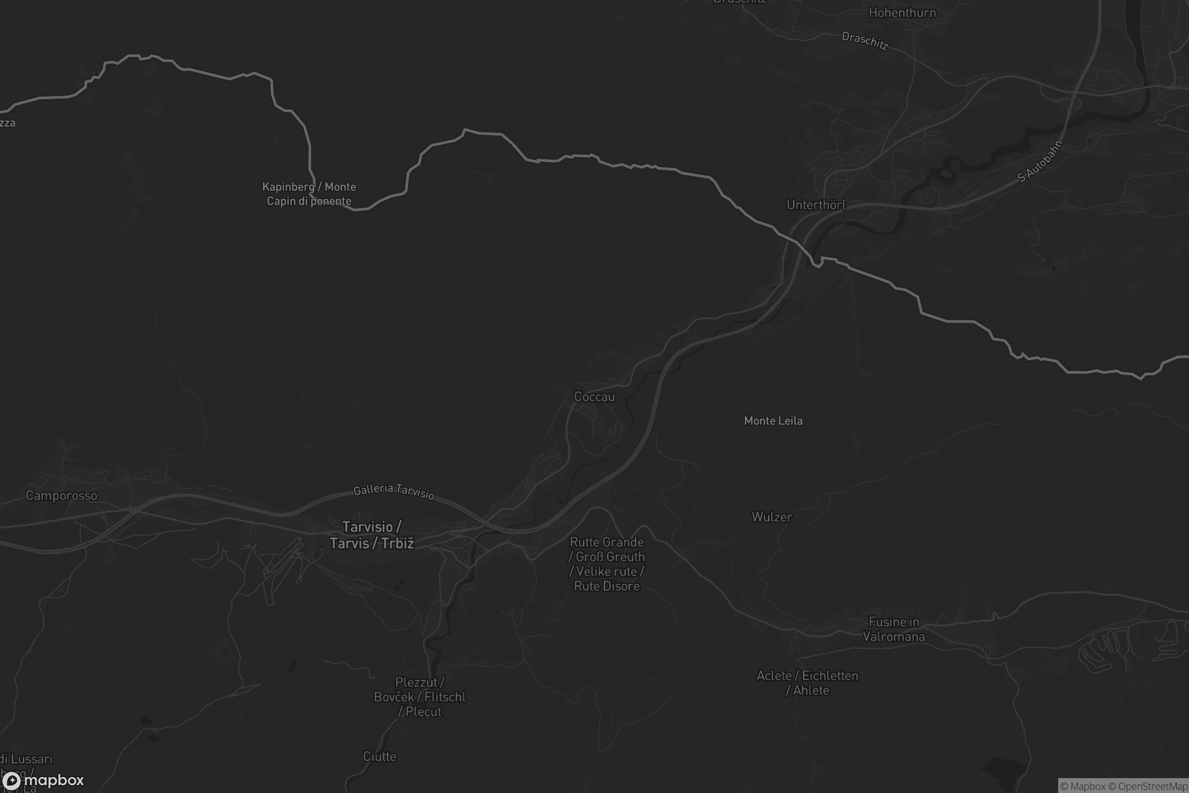 Mappa di Coccau / Goggau / Kokova / Cocau