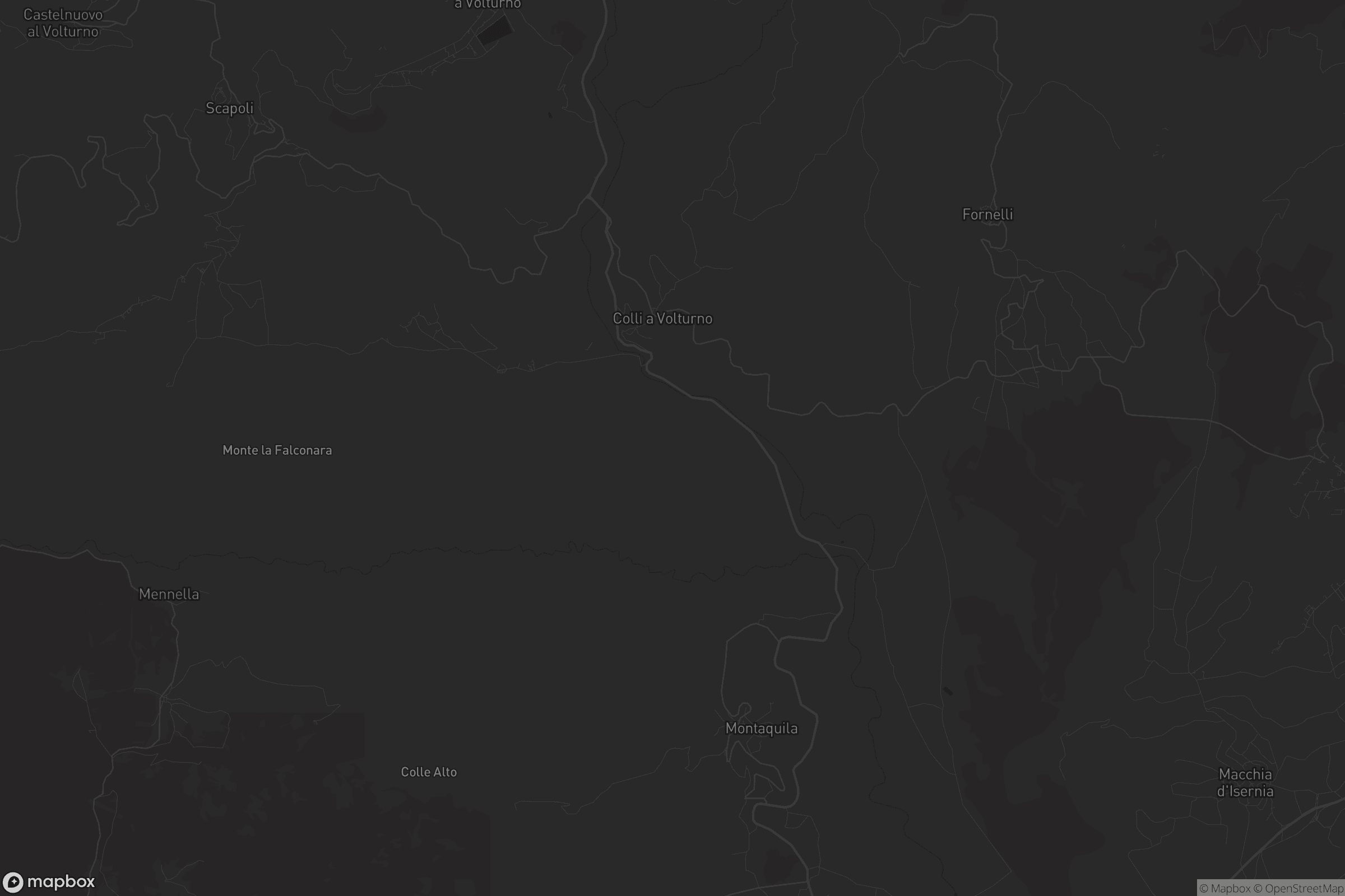 Mappa di Colli a Volturno