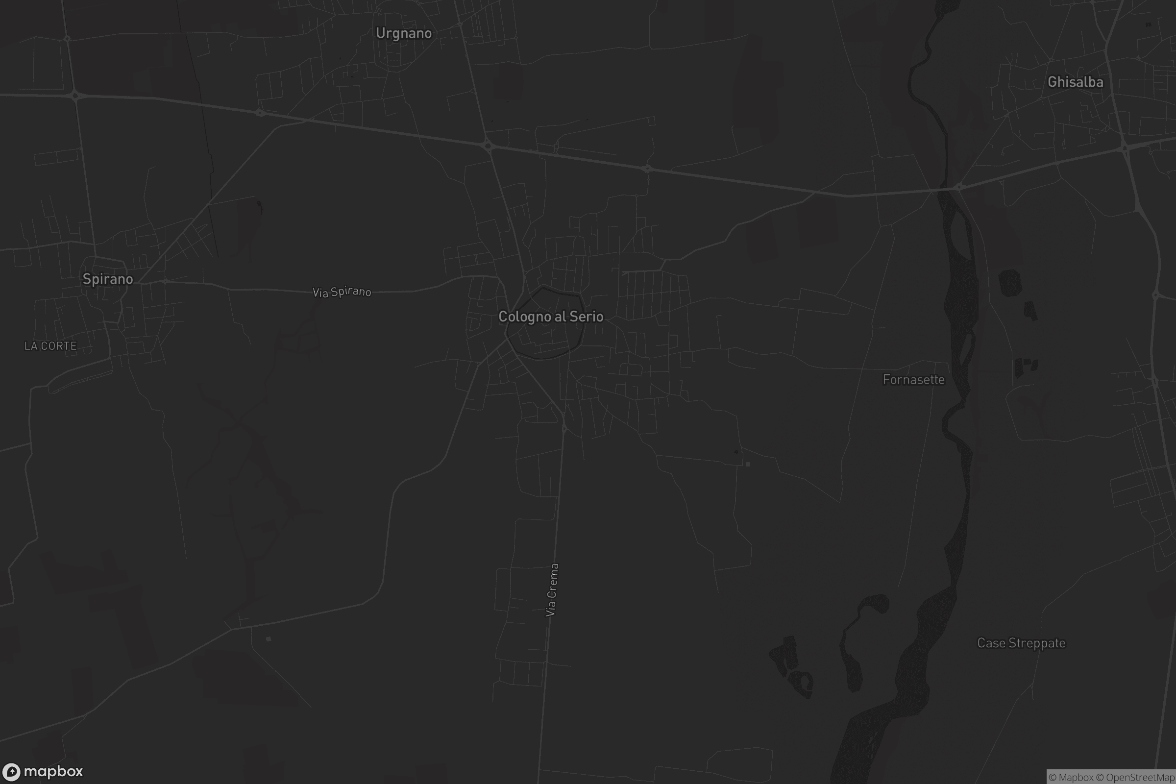 Mappa di Cologno al Serio