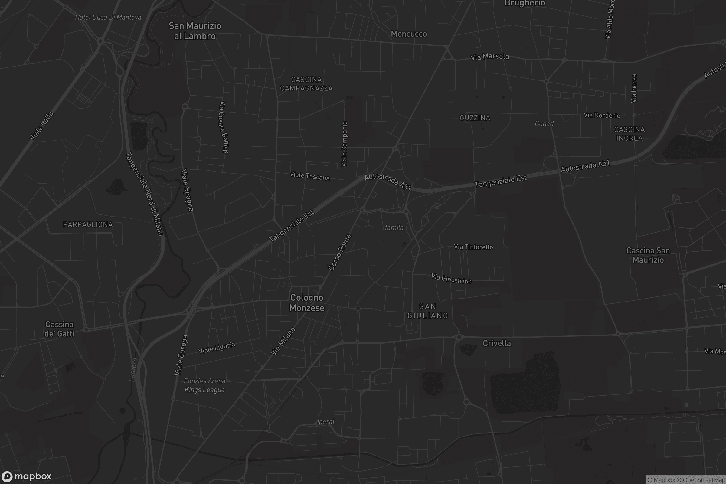 Mappa di Cologno Monzese