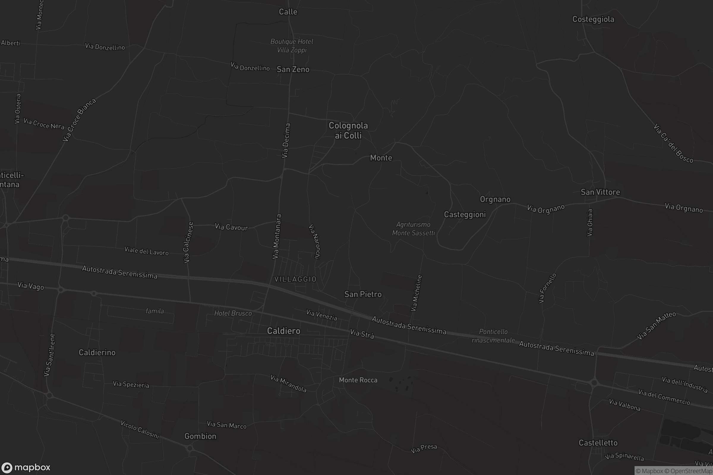 Mappa di Colognola ai Colli