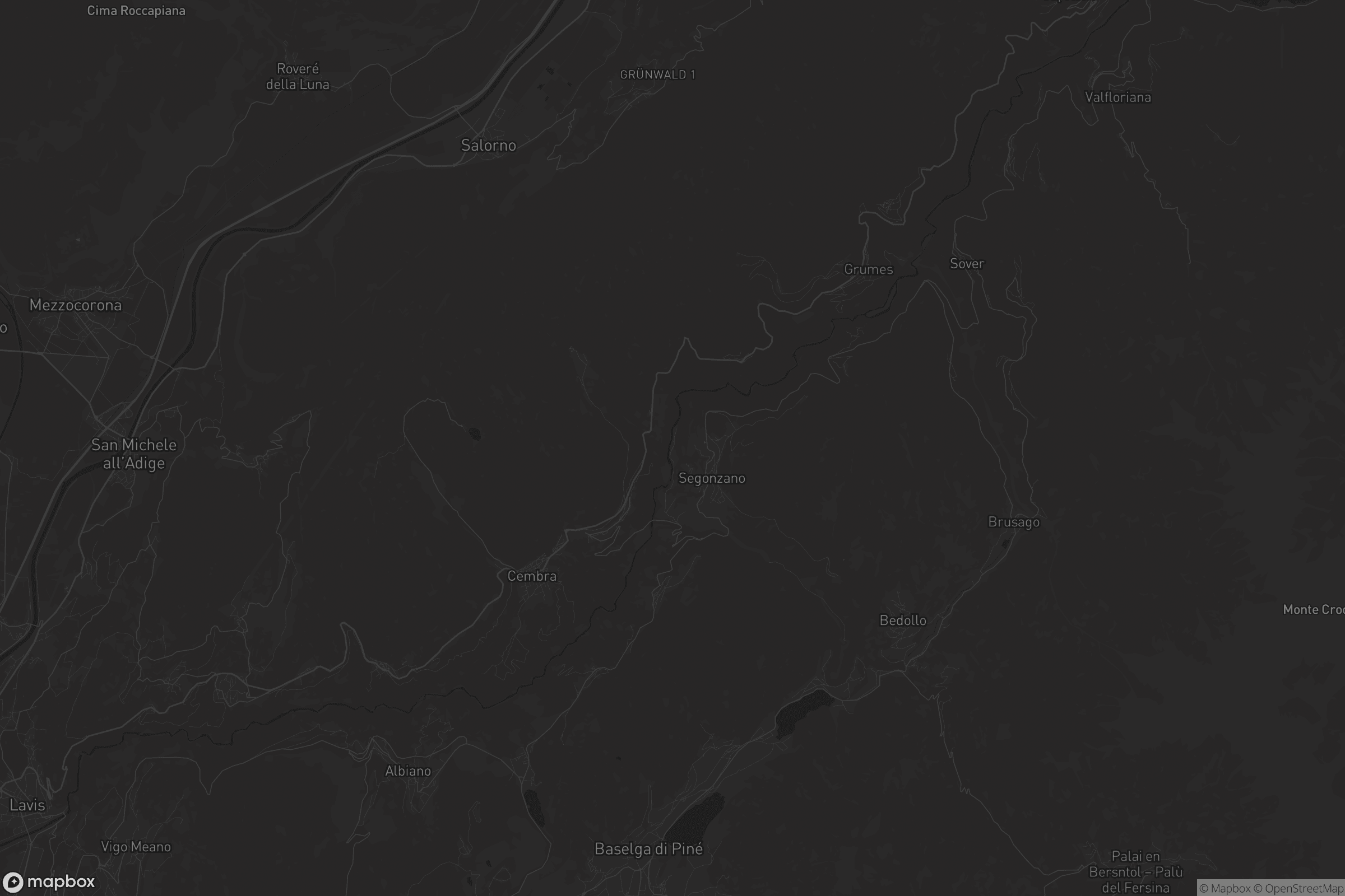 Mappa di Comunità della Valle di Cembra