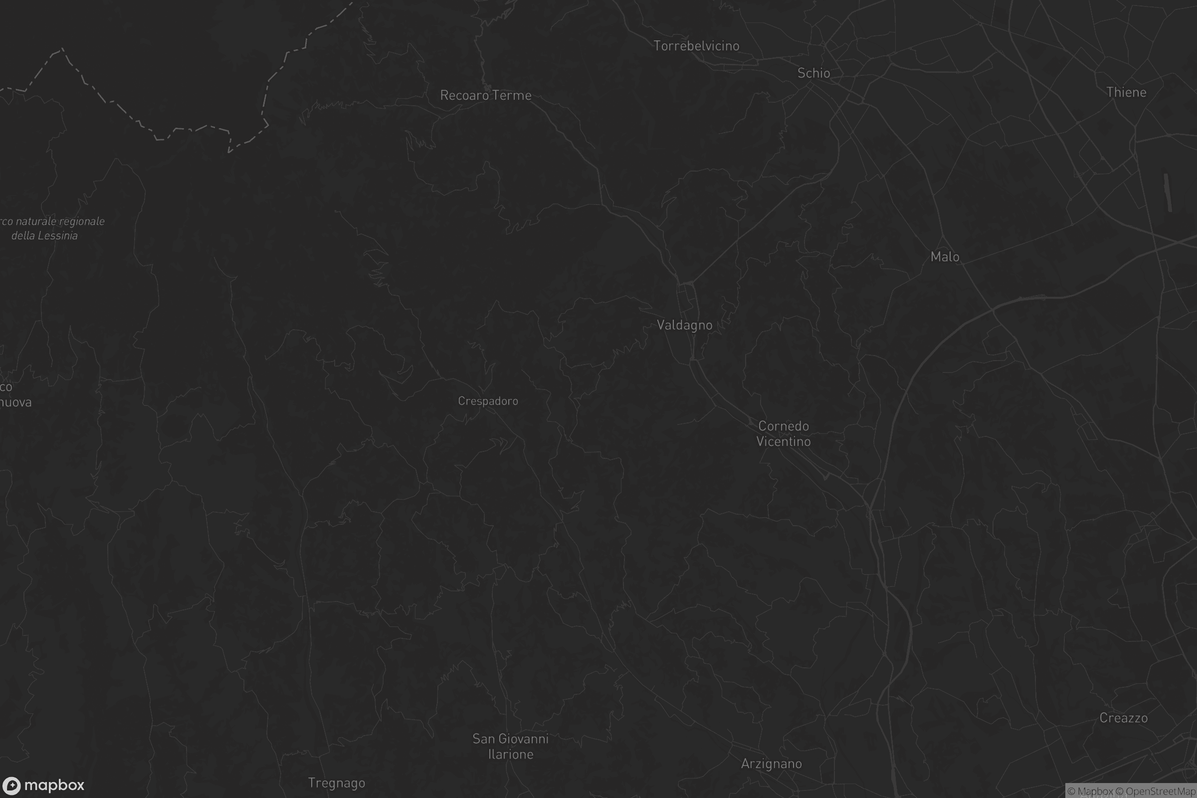 Mappa di Comunità Montana Agno-Chiampo