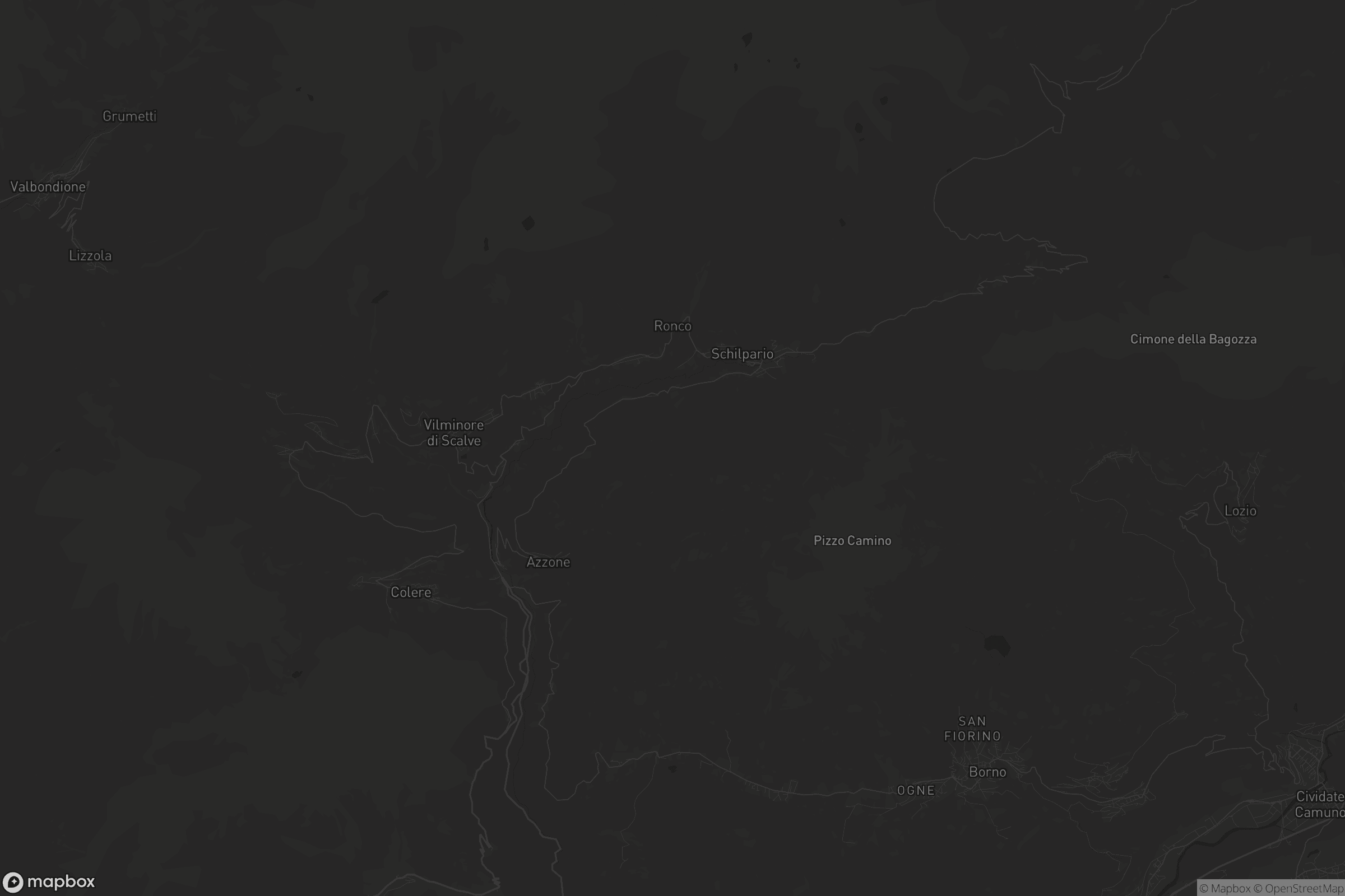 Mappa di Comunità Montana di Scalve