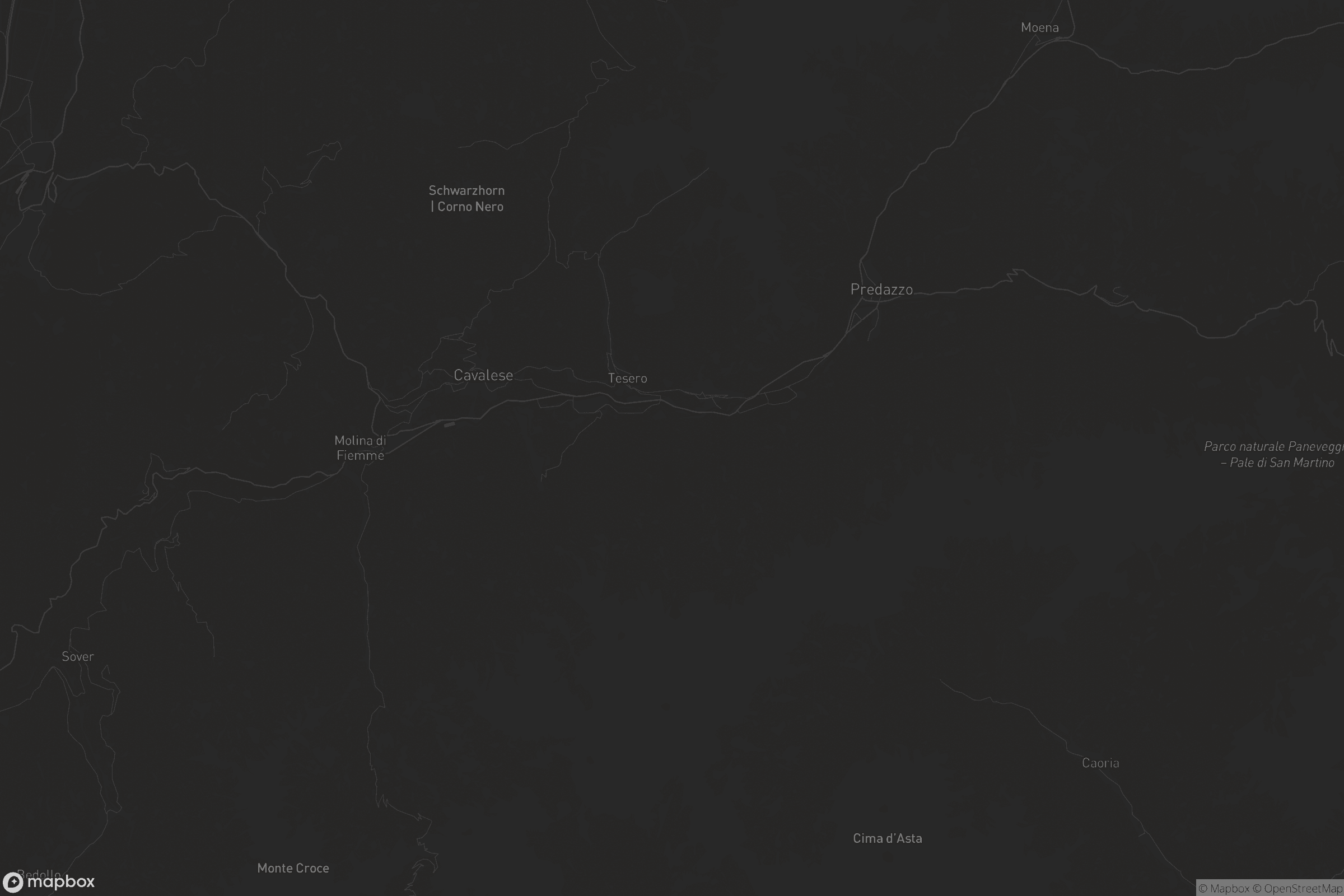 Mappa di Comunità territoriale della Val di Fiemme