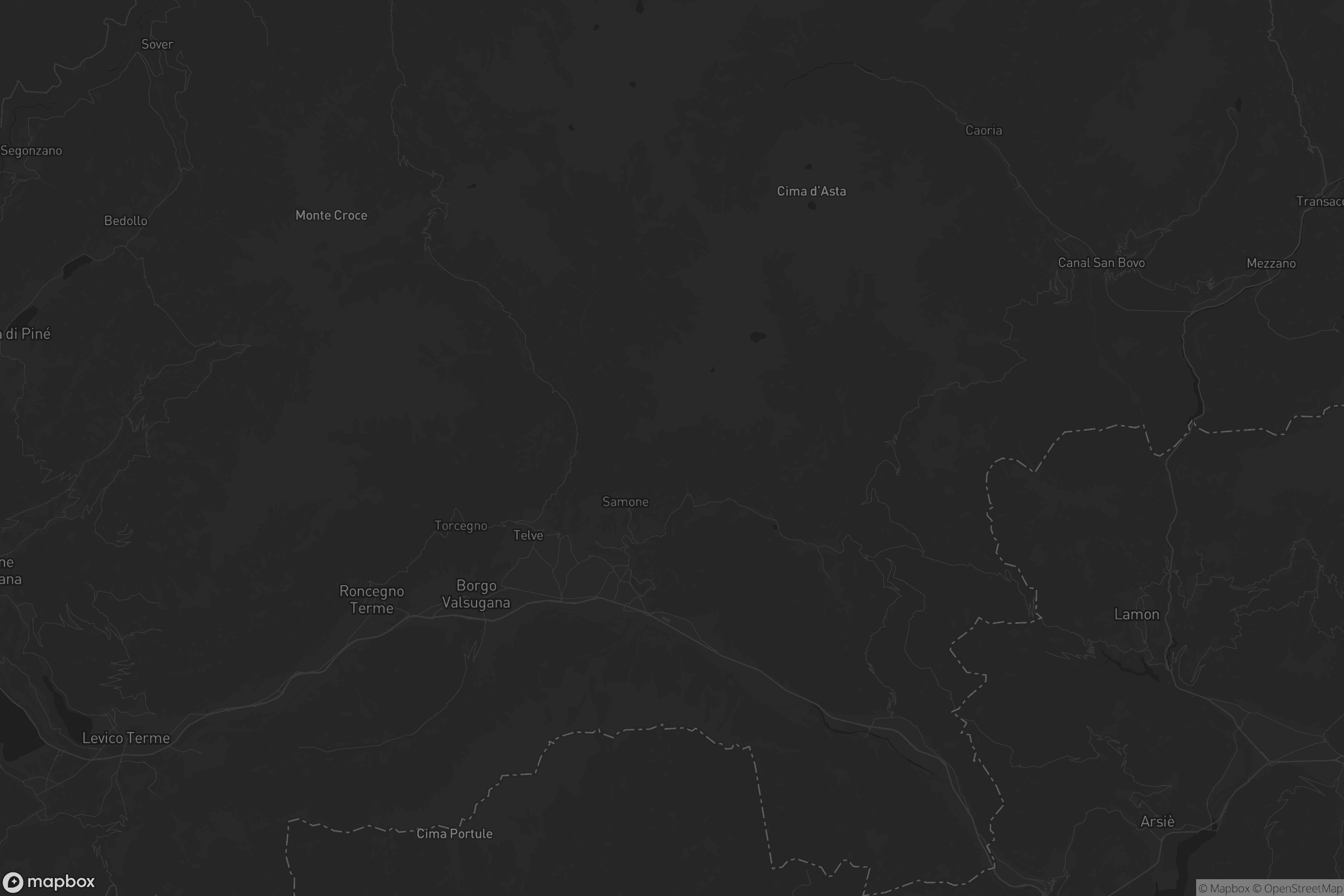 Mappa di Comunità Valsugana e Tesino