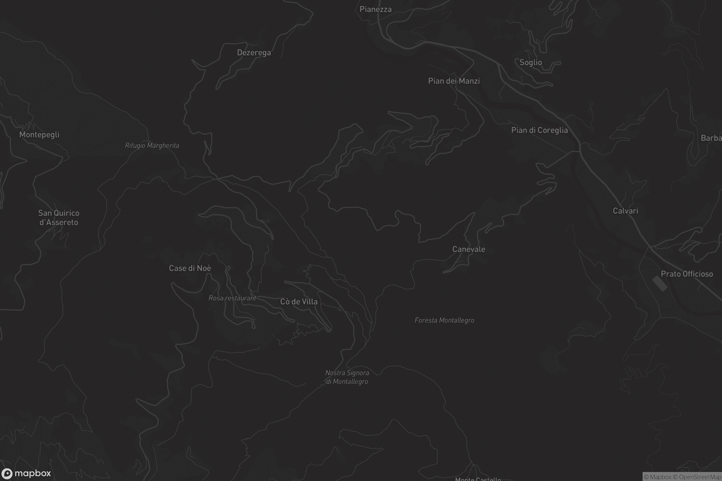 Mappa di Coreglia Ligure