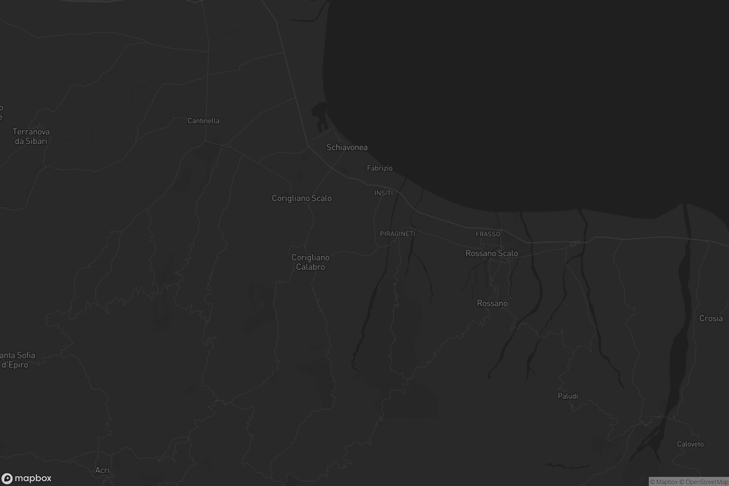 Mappa di Corigliano-Rossano