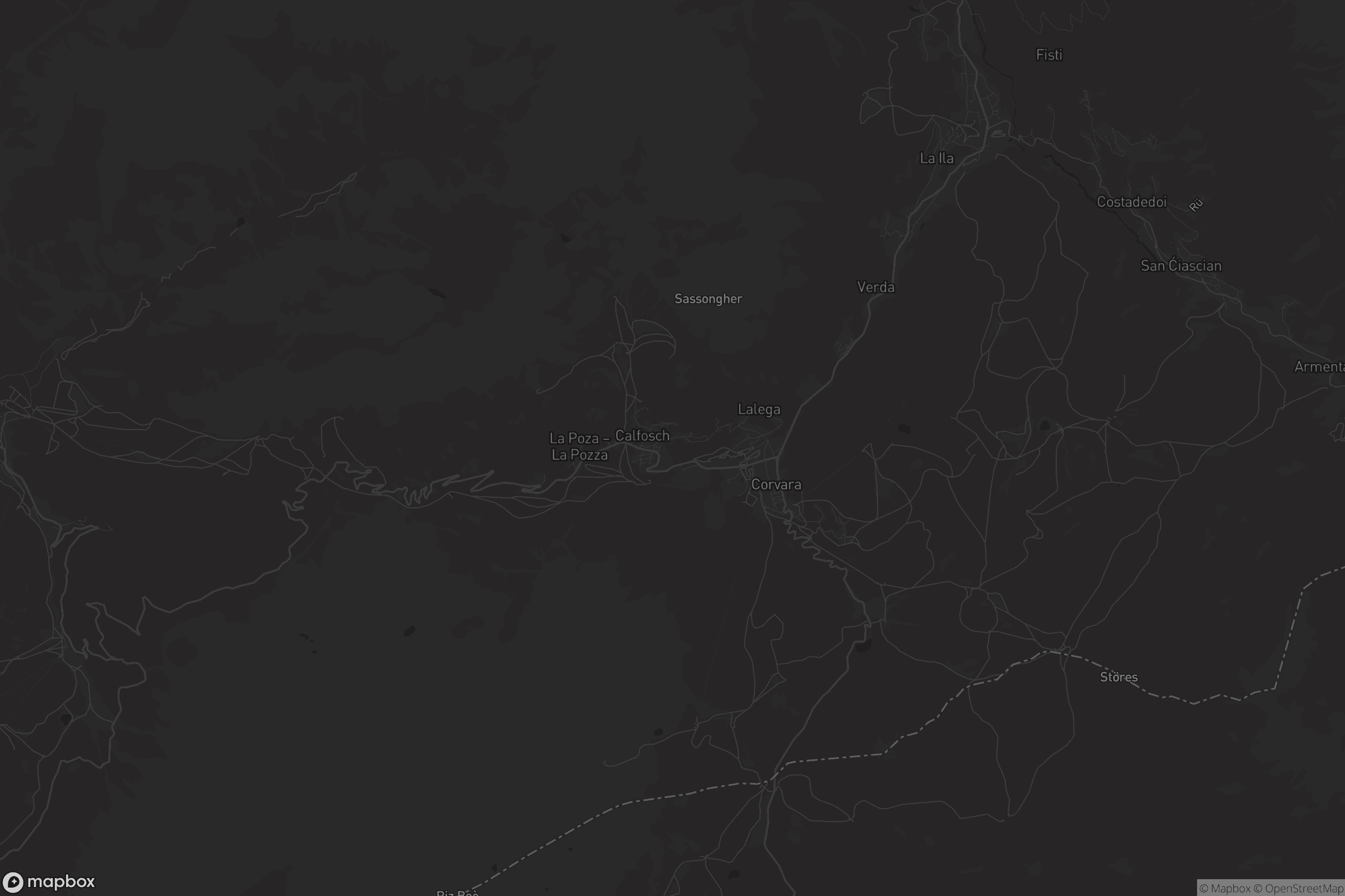 Mappa di Corvara in Badia - Corvara