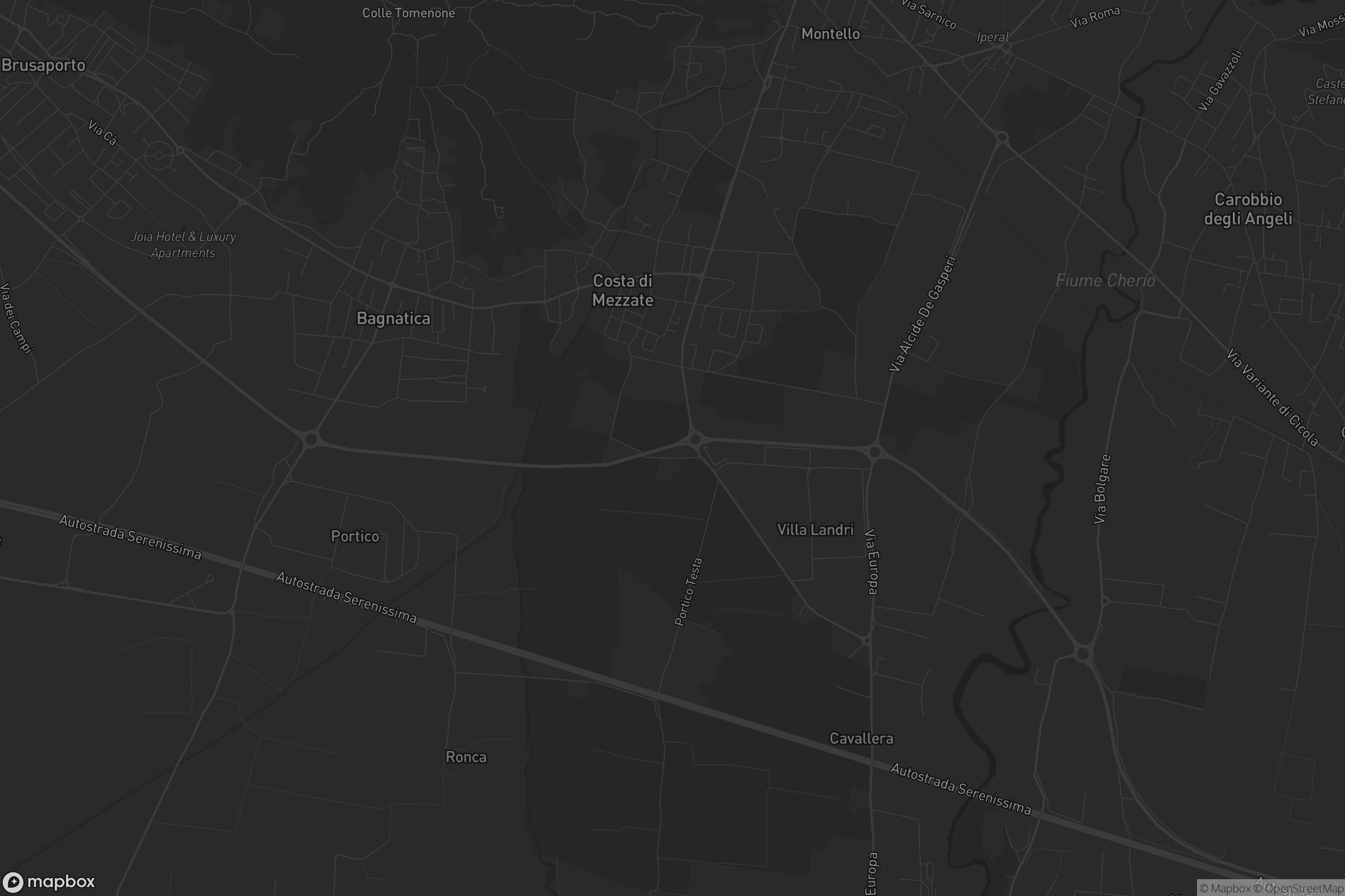 Mappa di Costa di Mezzate