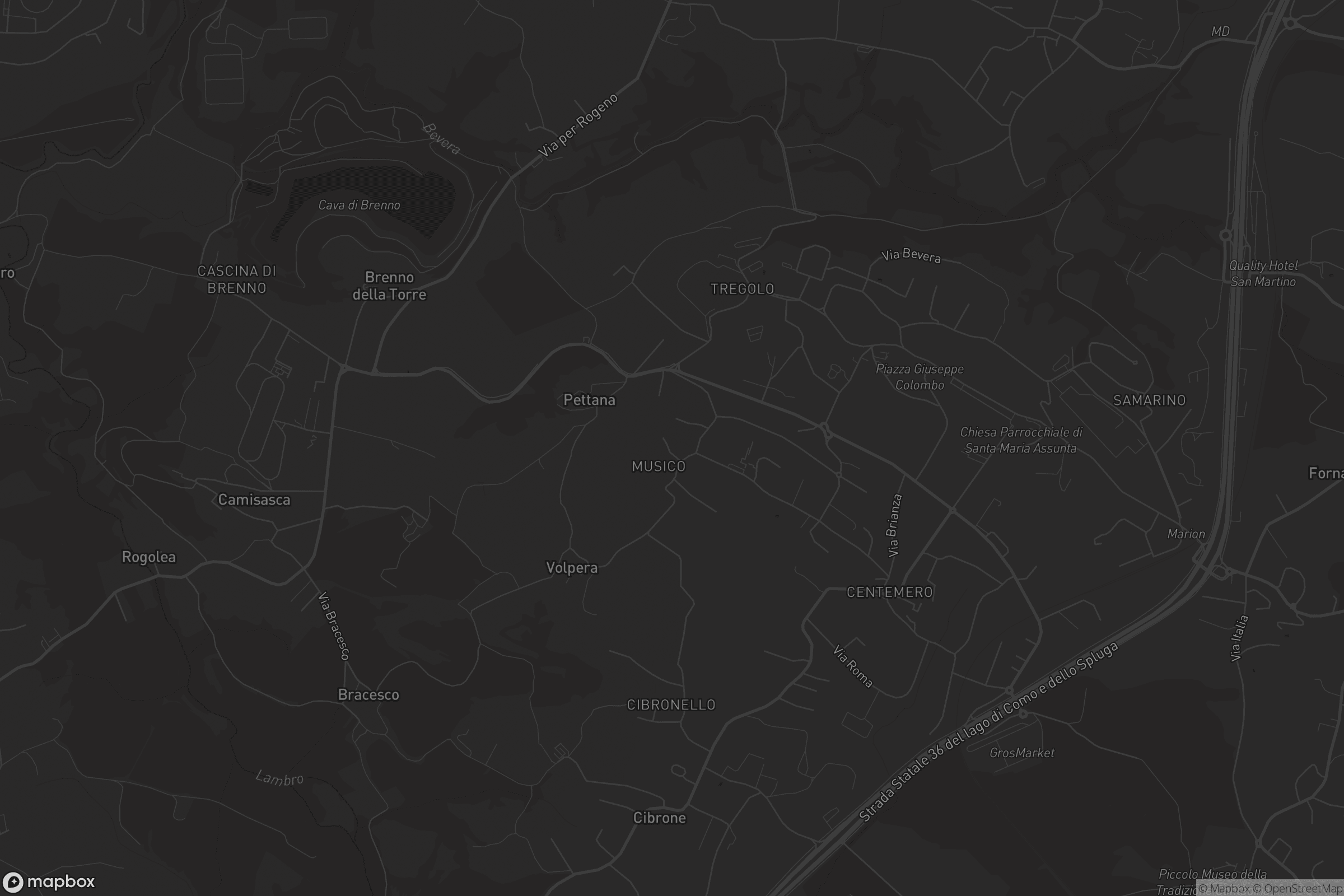 Mappa di Costa Masnaga