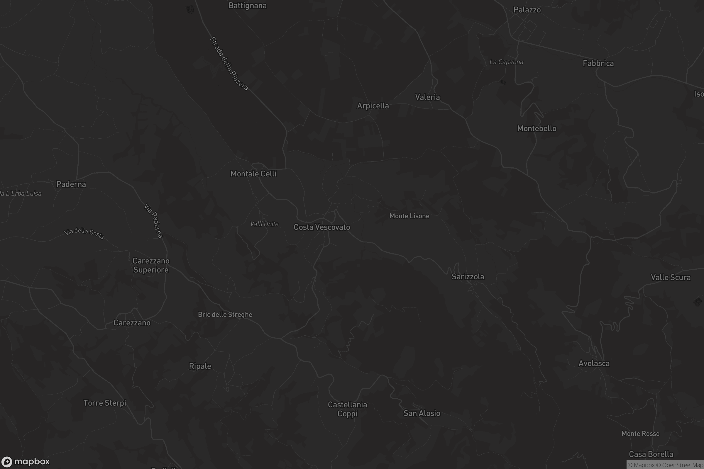 Mappa di Costa Vescovato