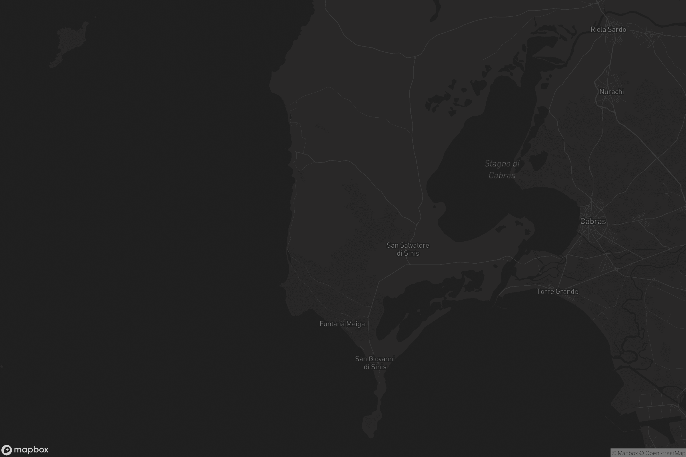 Mappa di Crabas/Cabras