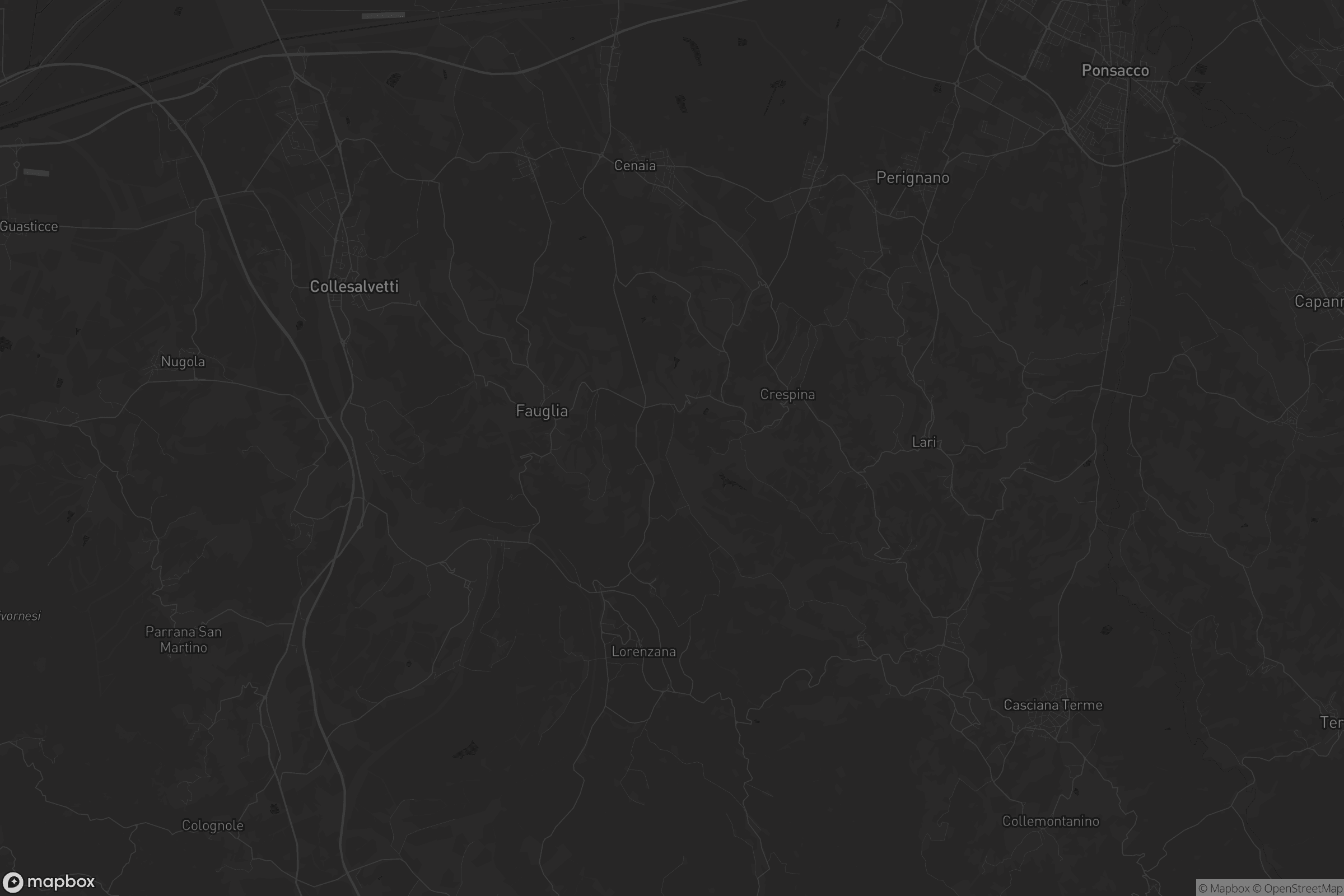 Mappa di Crespina Lorenzana