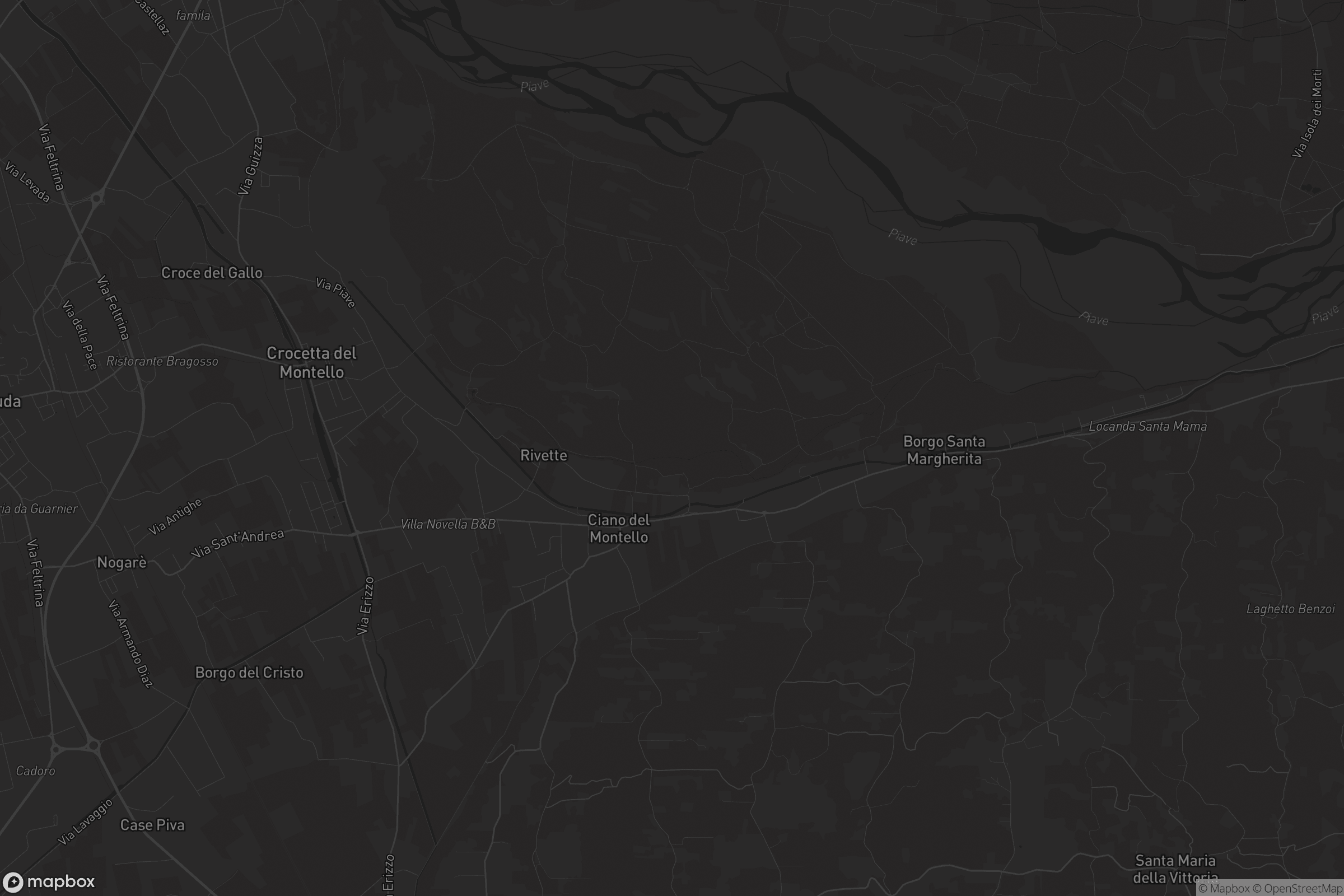 Mappa di Crocetta del Montello