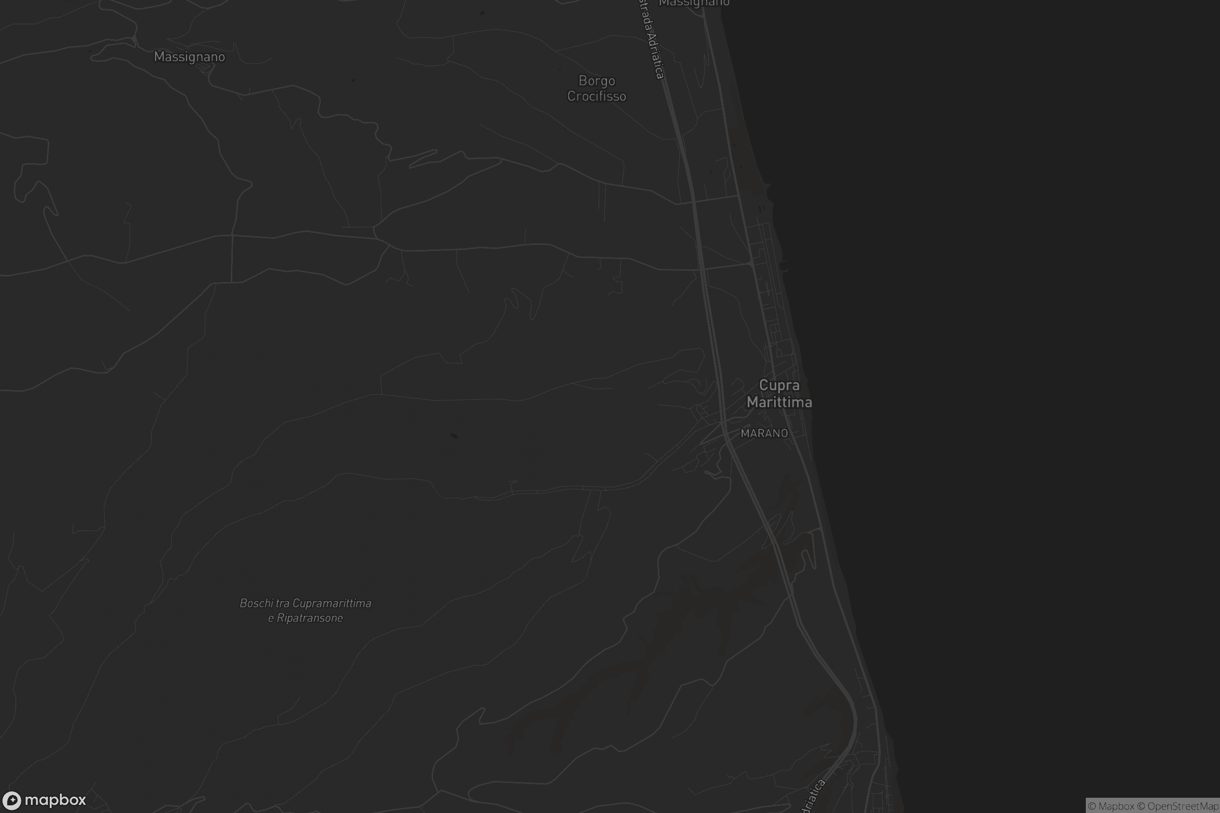 Mappa di Cupra Marittima