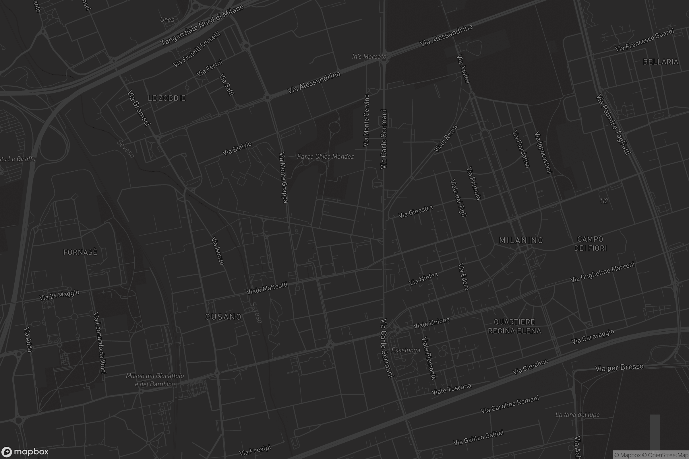 Mappa di Cusano Milanino