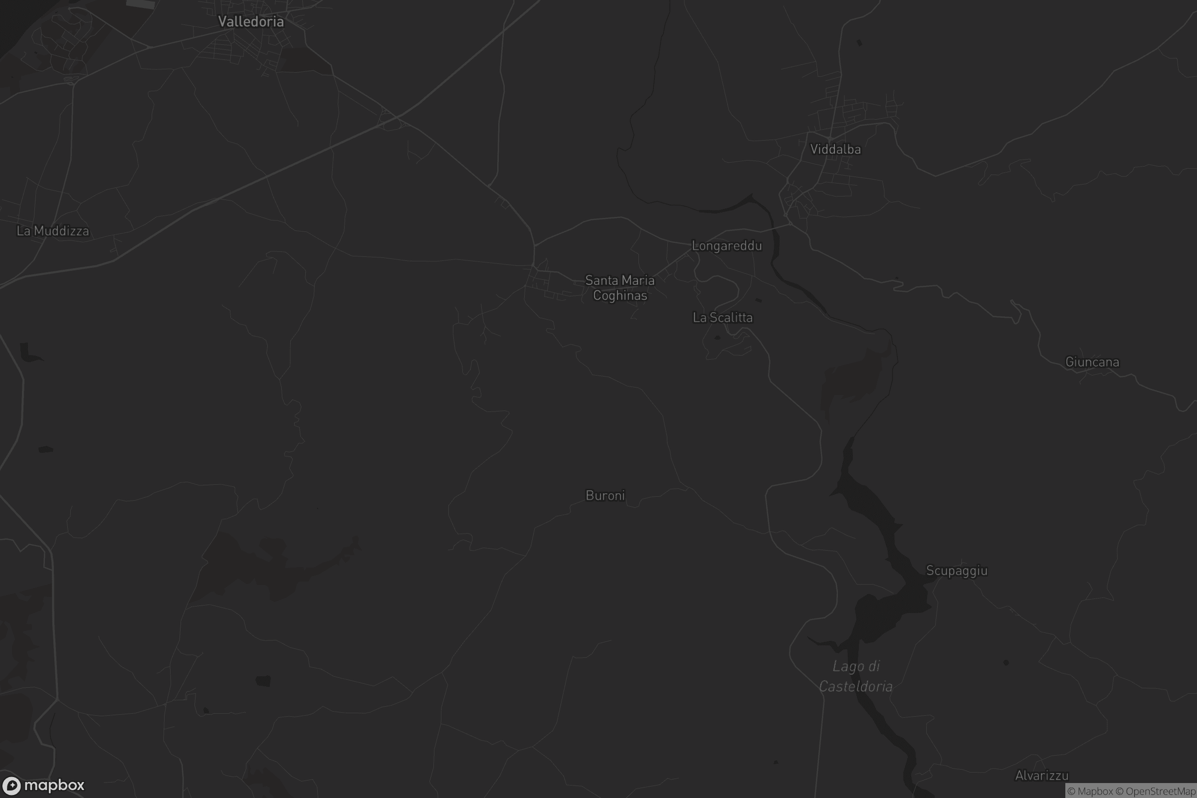 Mappa di Cuzina/Santa Maria Coghinas