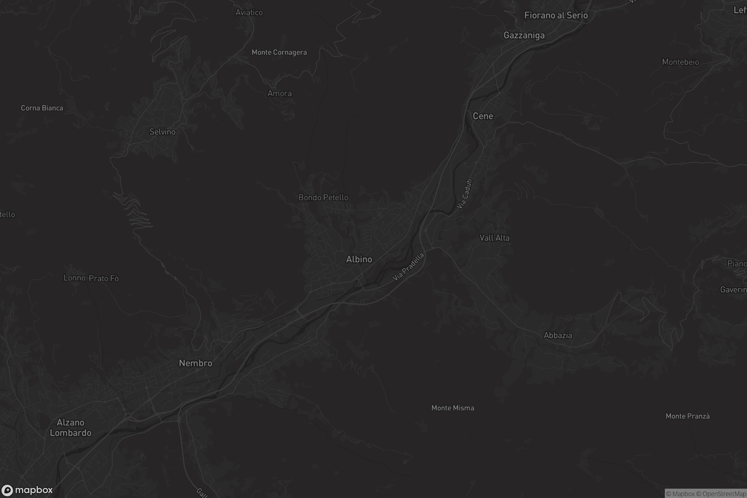 Mappa di Desenzano al Serio