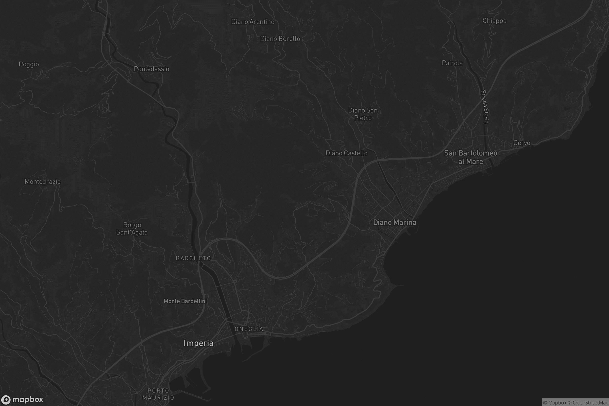 Mappa di Diano Serreta