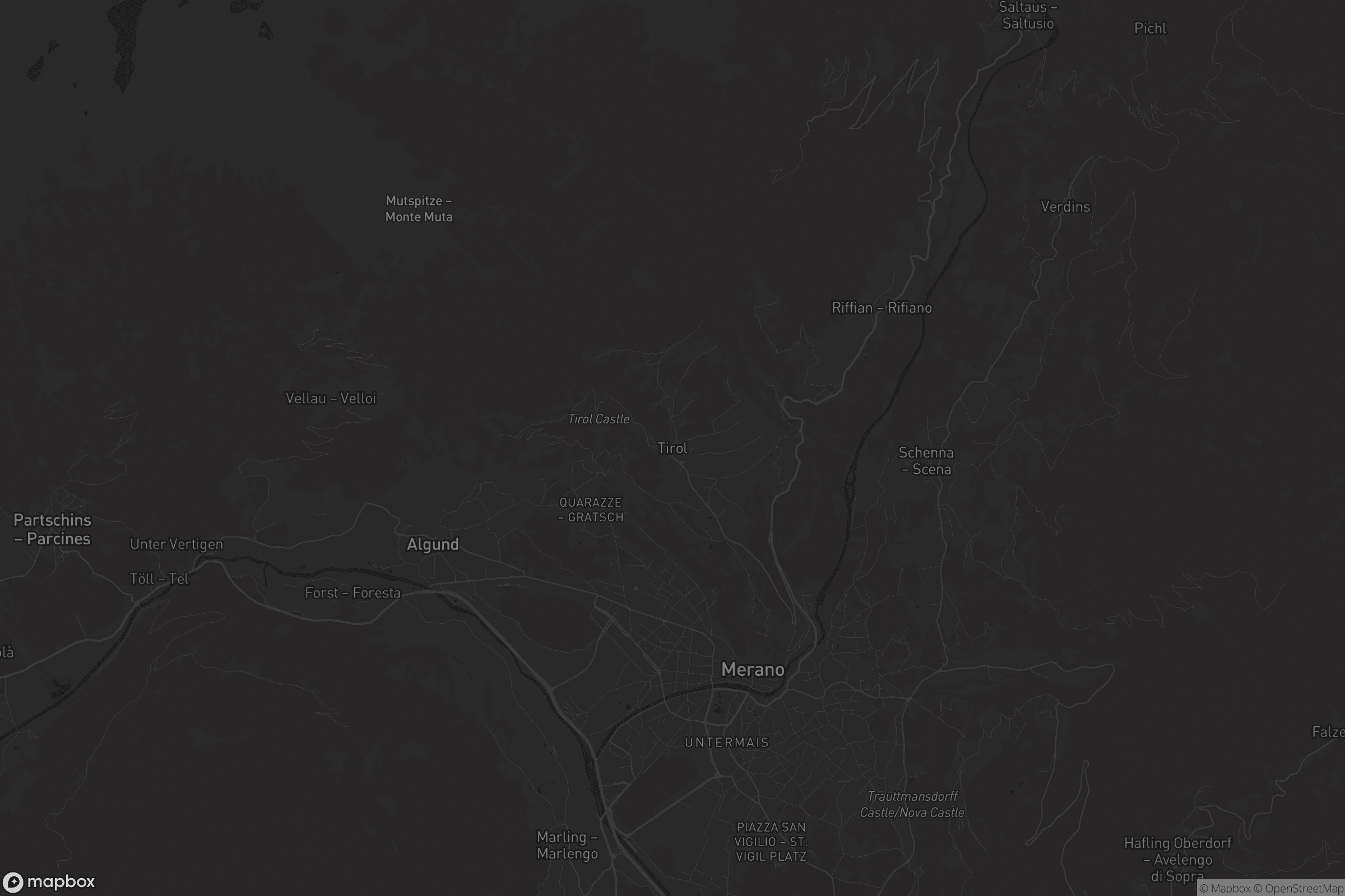 Mappa di Dorf Tirol - Tirolo