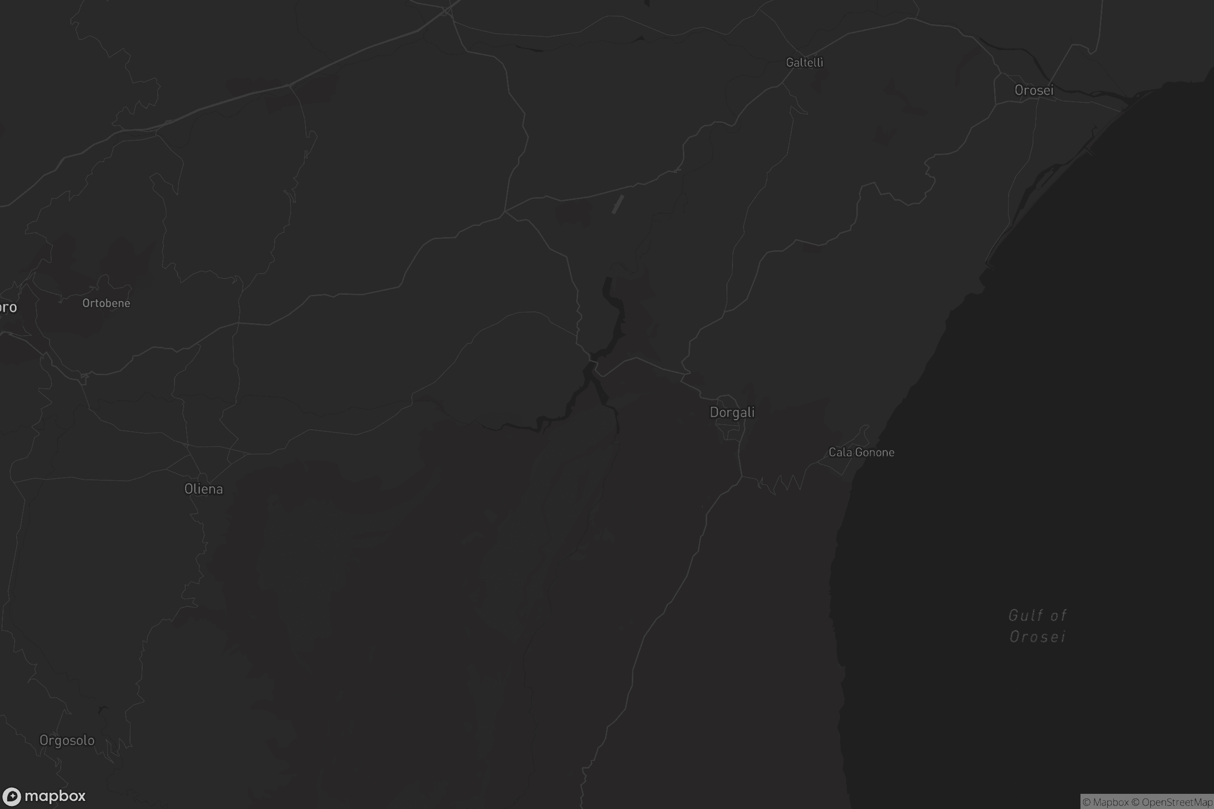 Mappa di Durgali/Dorgali