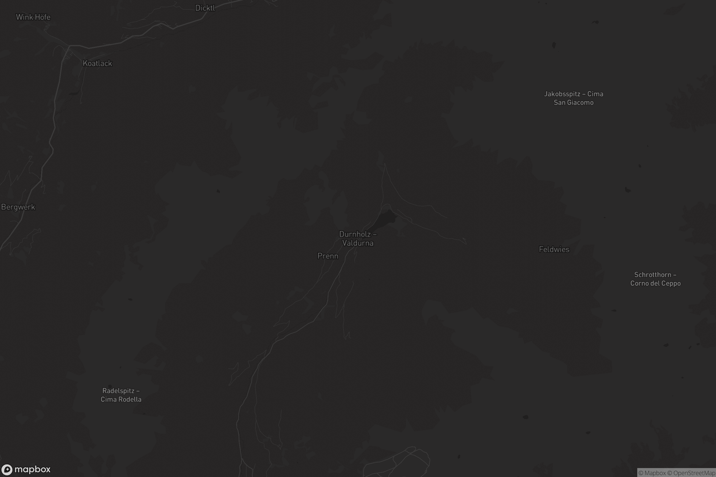 Mappa di Durnholz - Valdurna