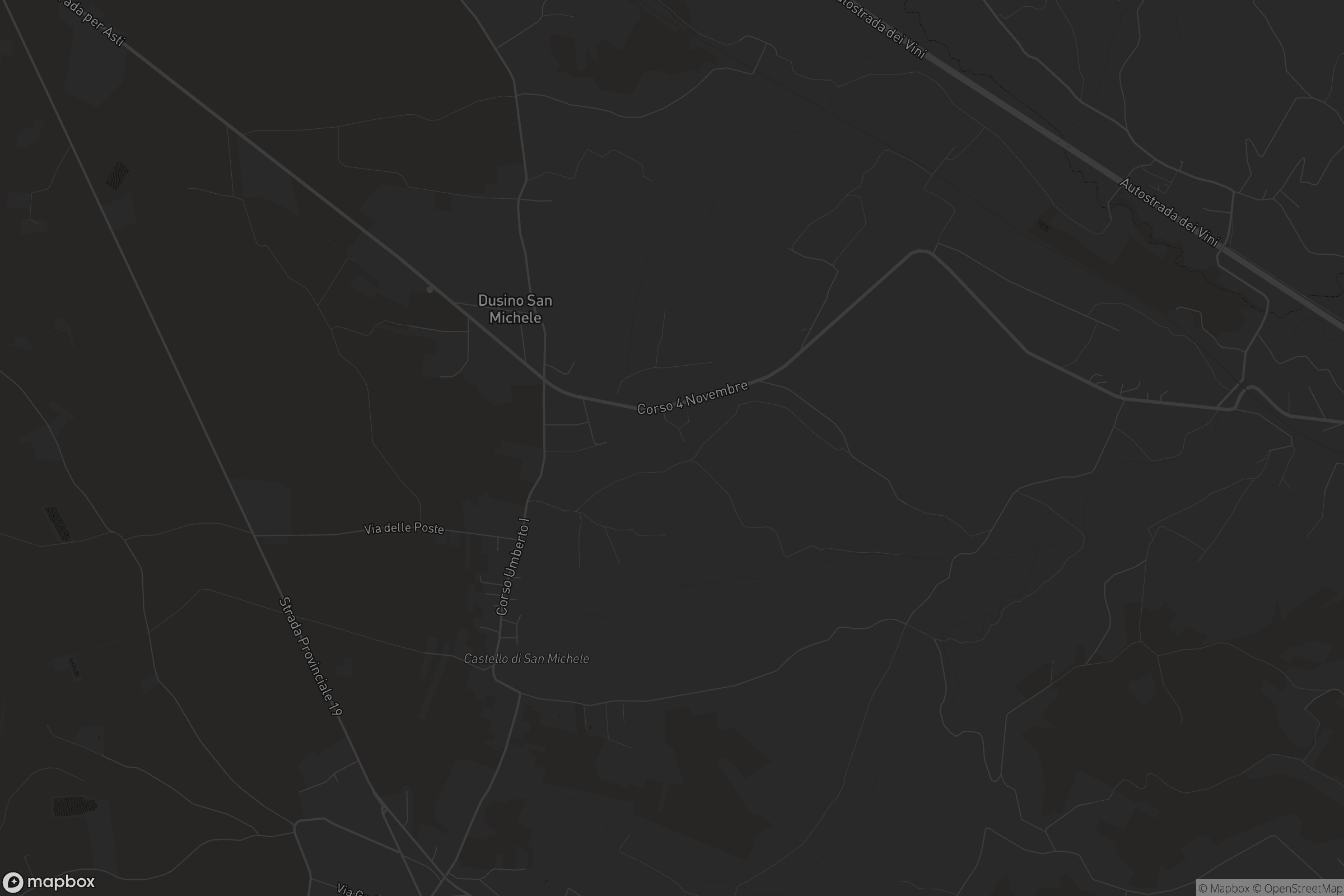 Mappa di Dusino San Michele