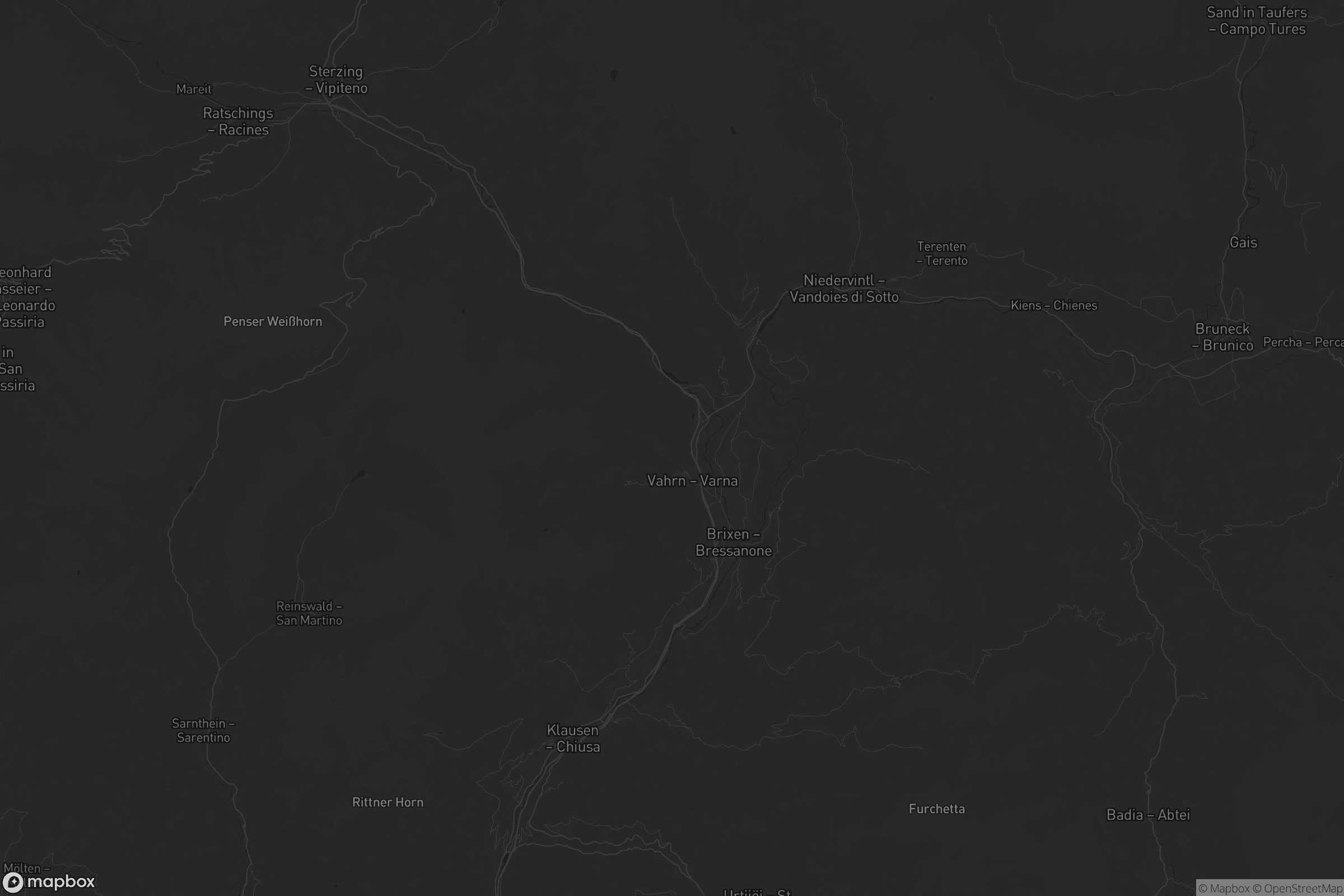 Mappa di Eisacktal - Valle Isarco