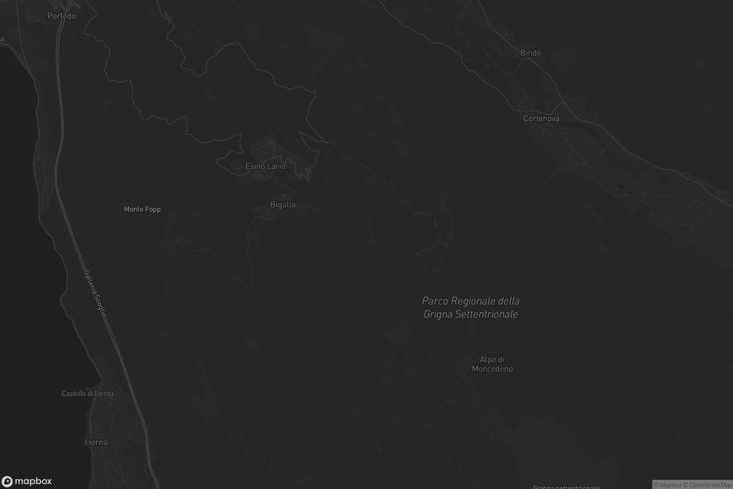 Mappa di Esino Lario