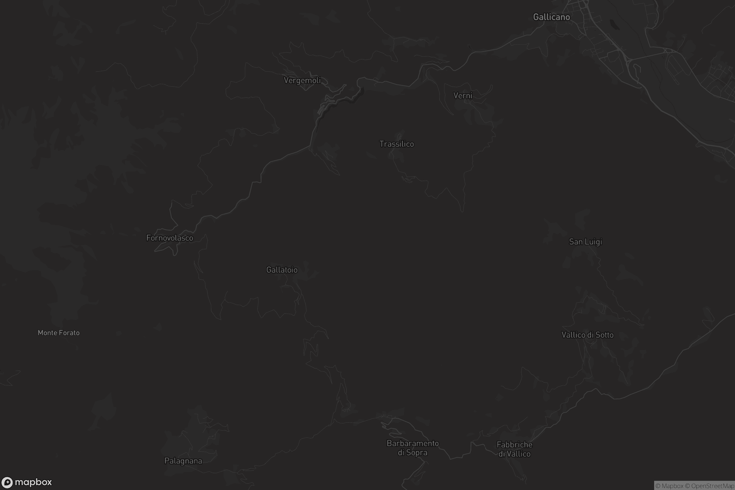 Mappa di Fabbriche di Vergemoli