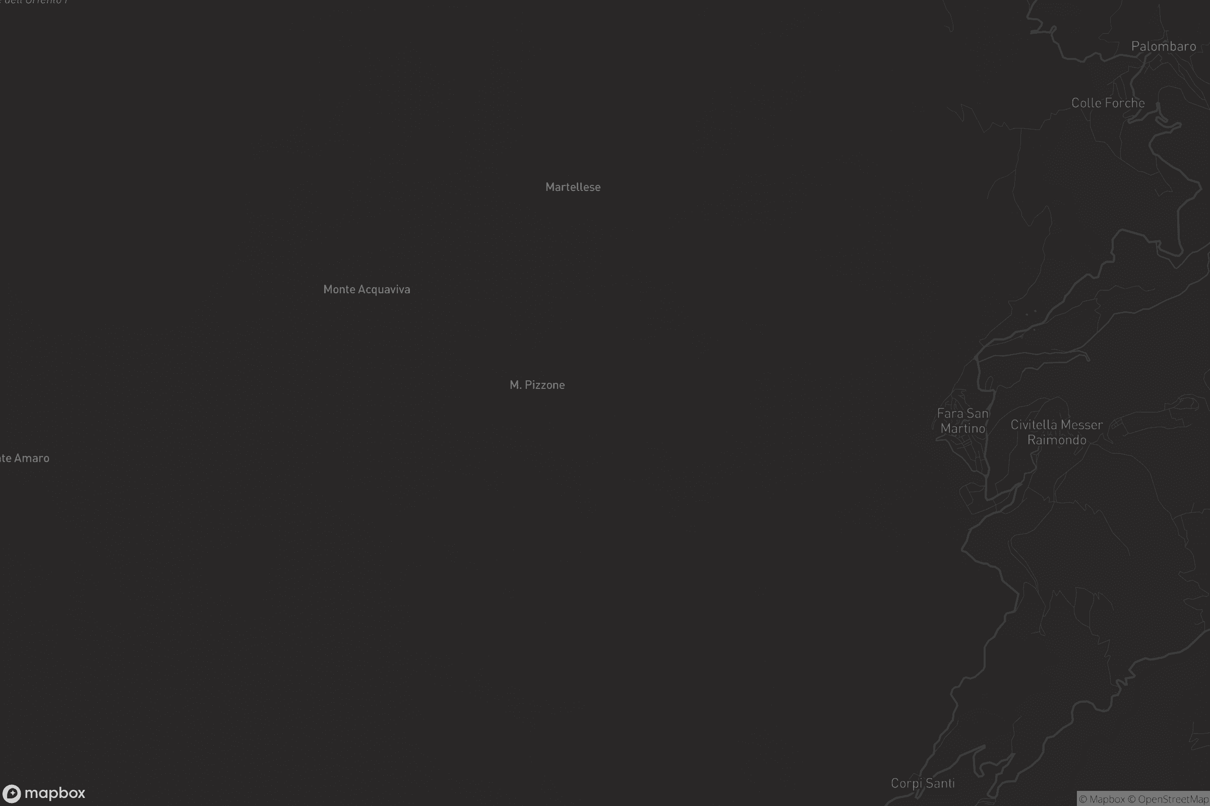 Mappa di Fara San Martino