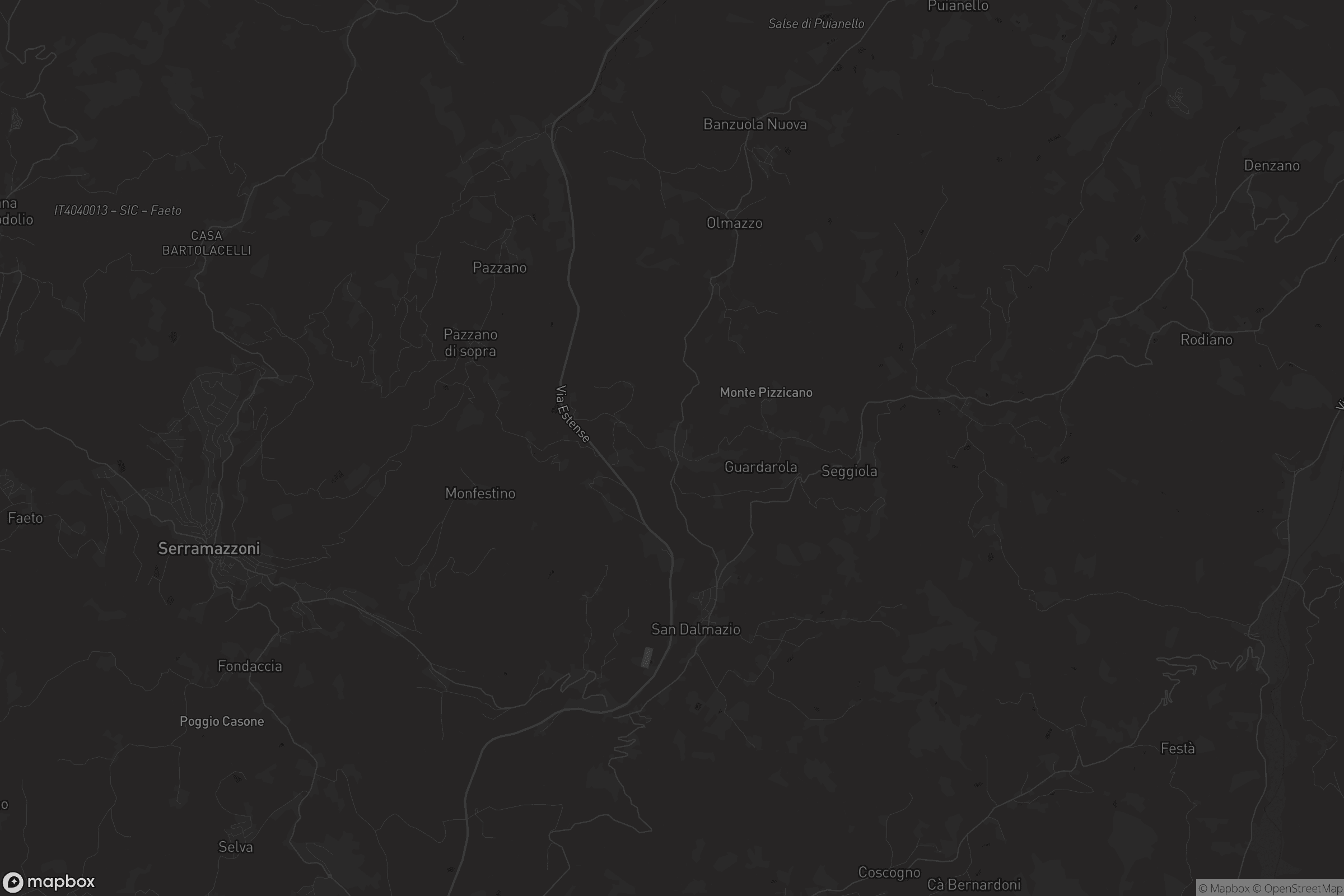 Mappa di Farneta di Riccò