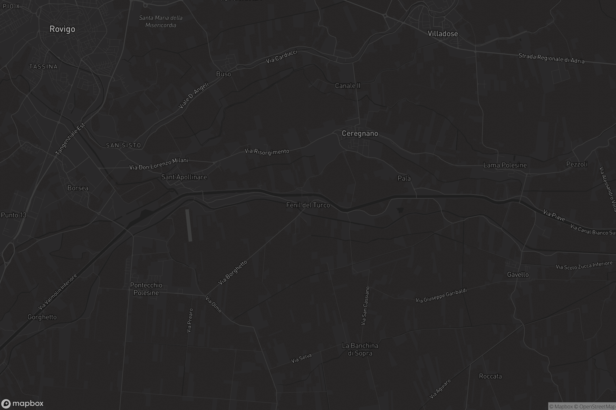 Mappa di Fenil del Turco