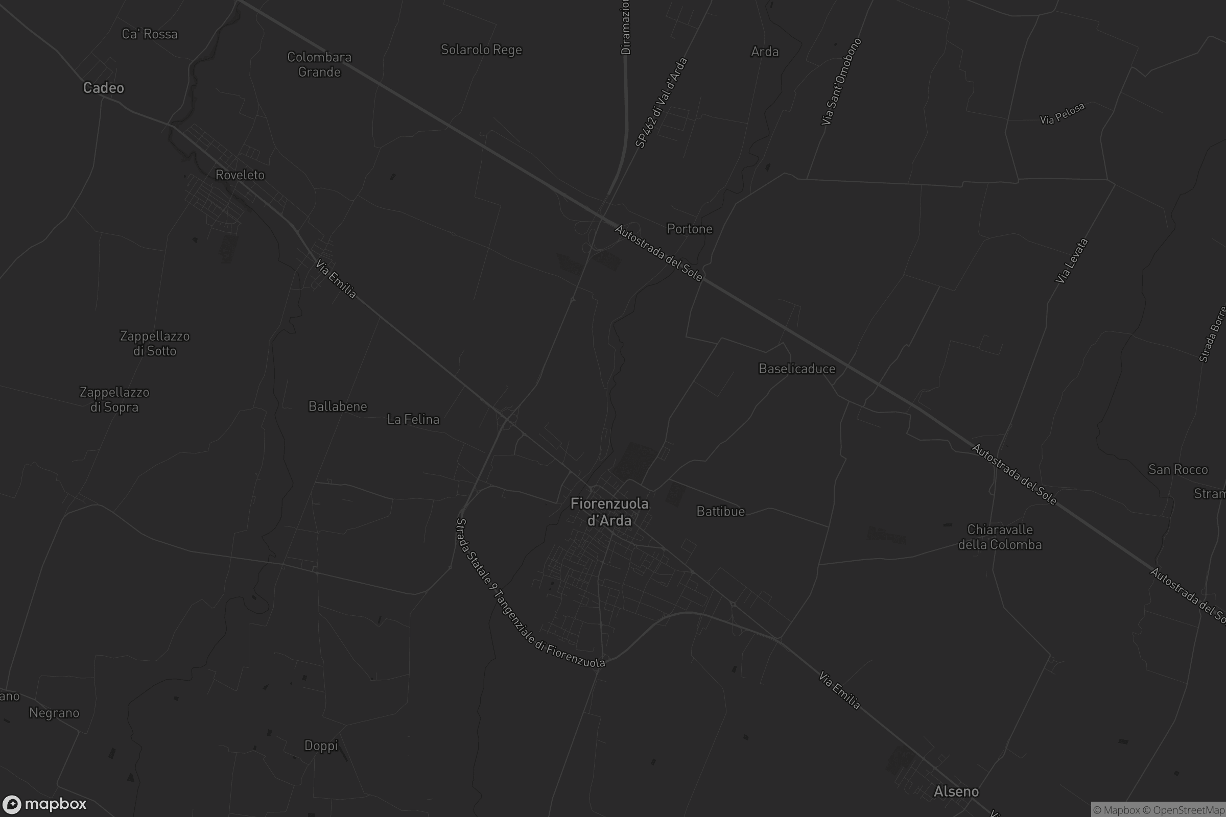 Mappa di Fiorenzuola d'Arda