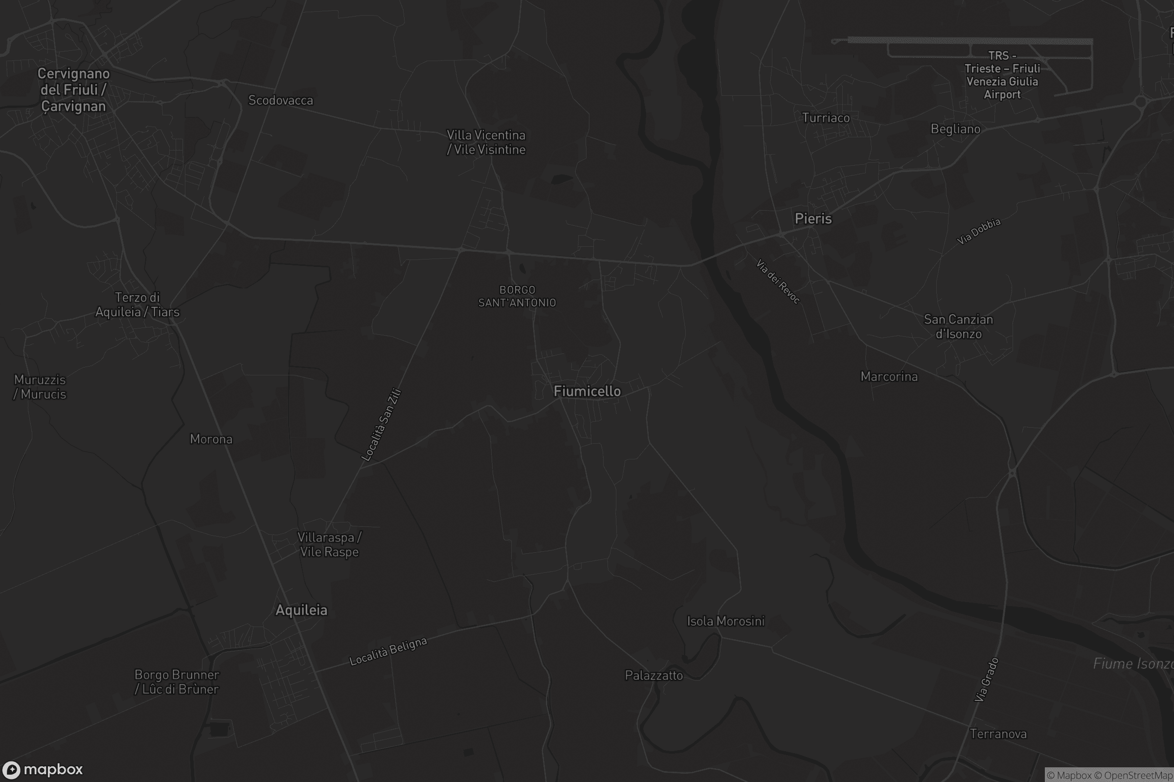 Mappa di Fiumicello / Flumisel