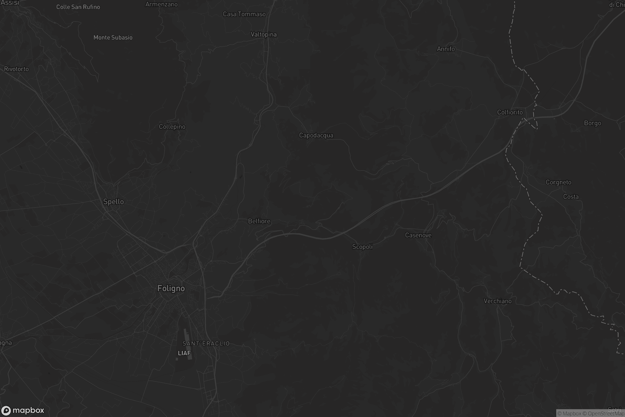 Mappa di Foligno