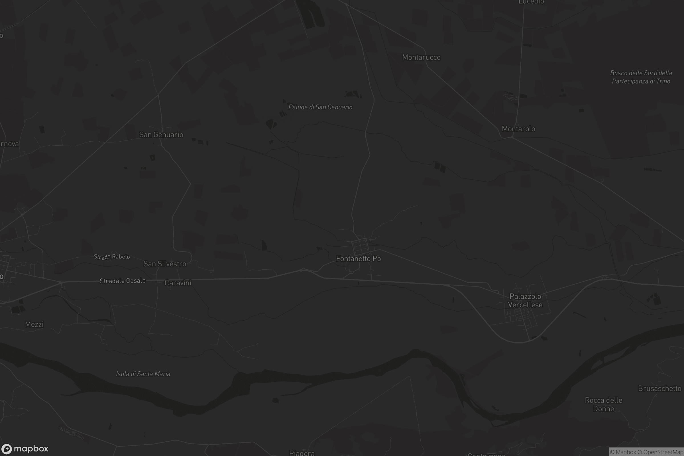 Mappa di Fontanetto Po