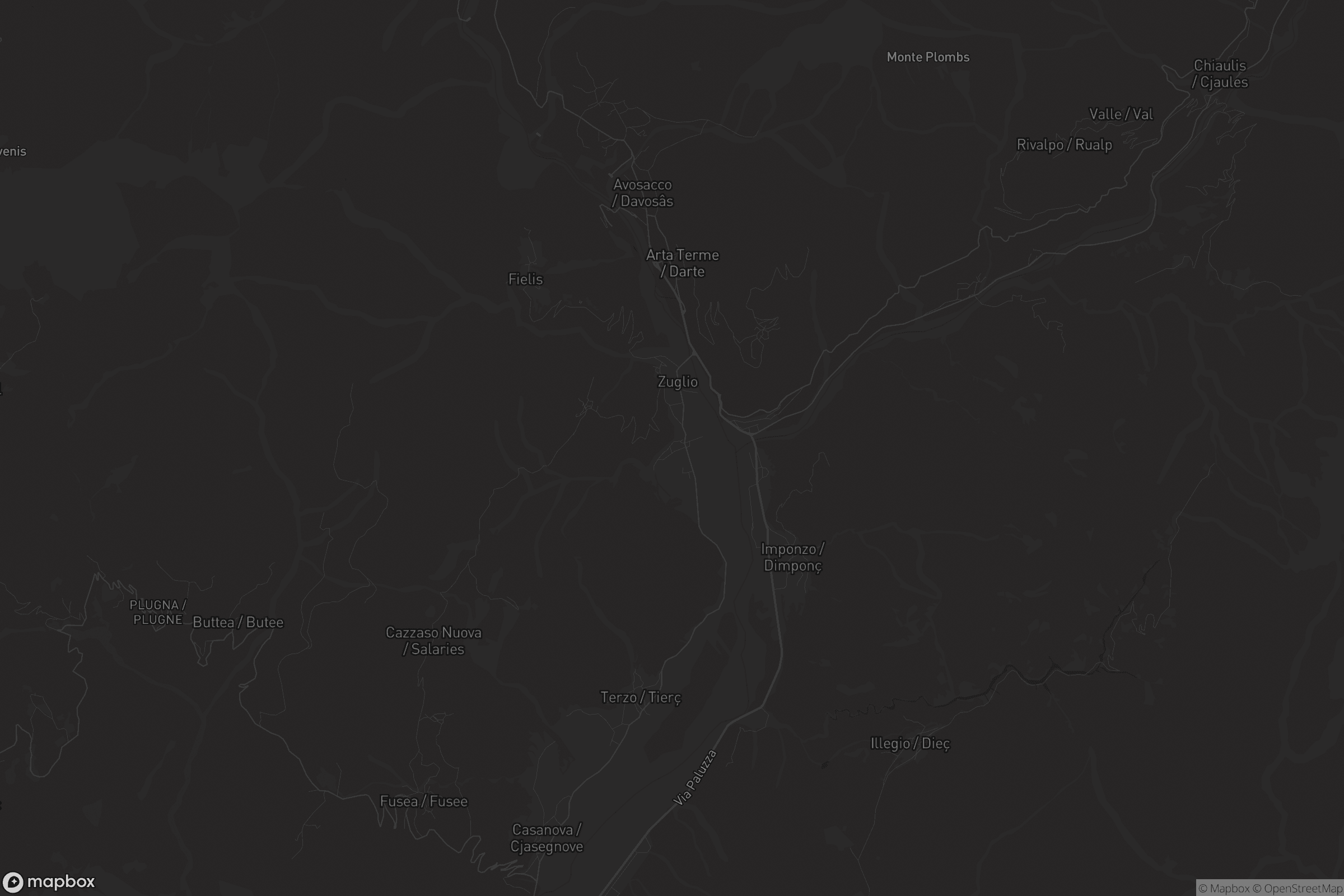 Mappa di Formeaso / Fomeâs