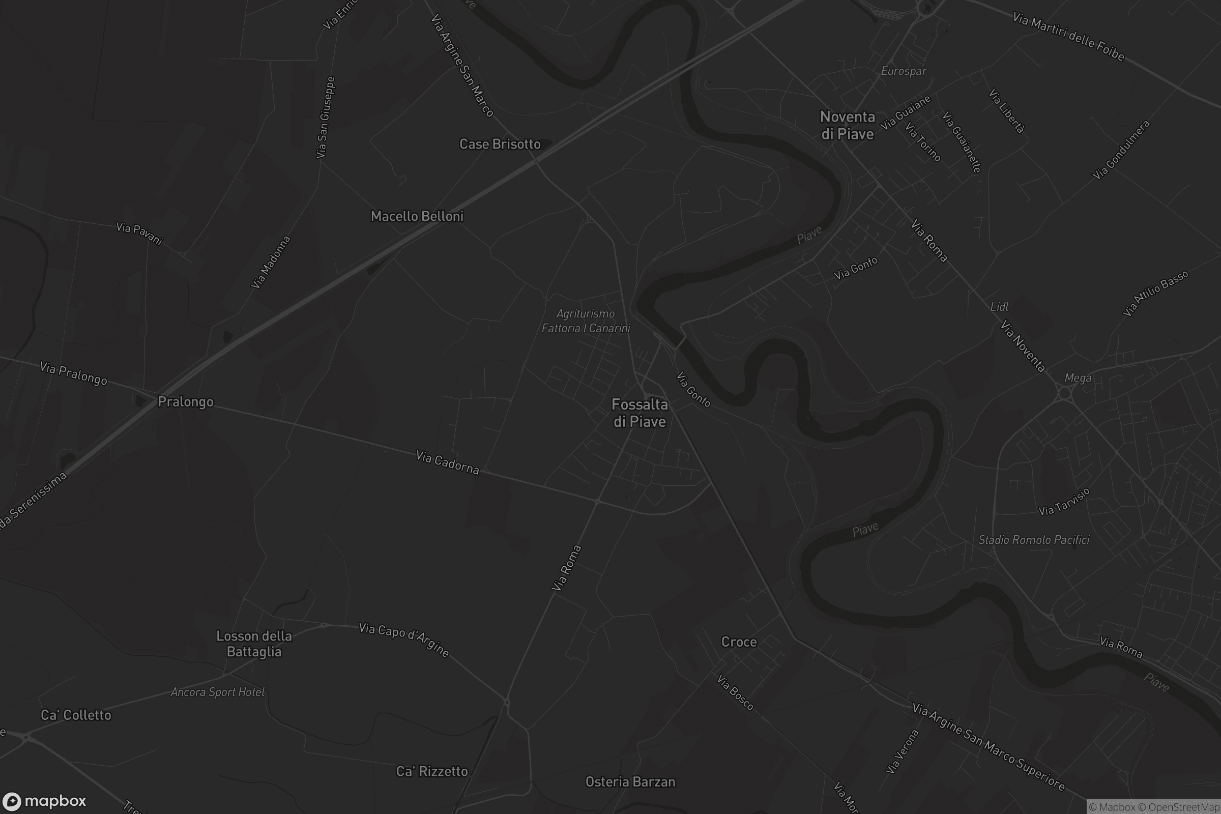 Mappa di Fossalta di Piave