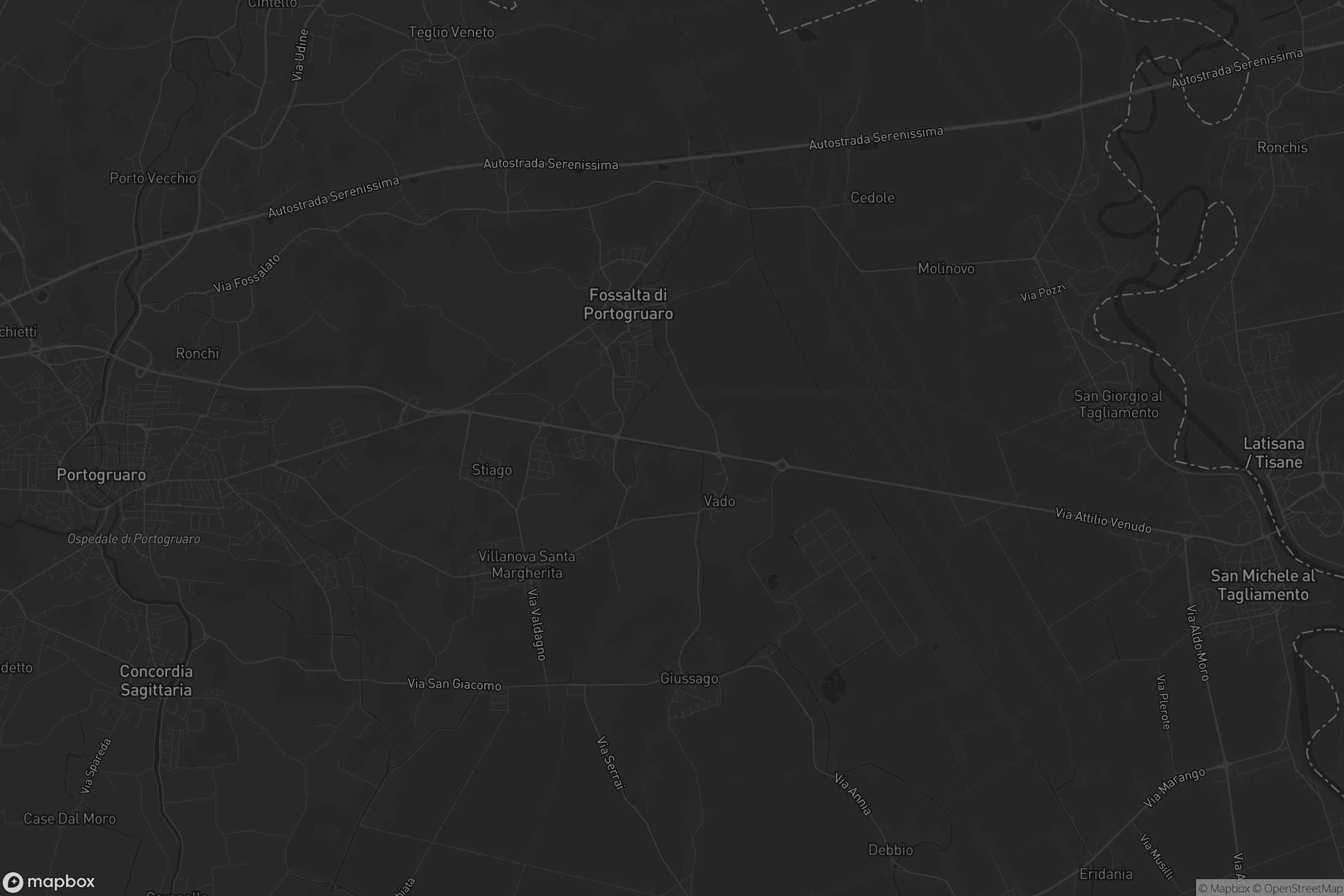 Mappa di Fossalta di Portogruaro