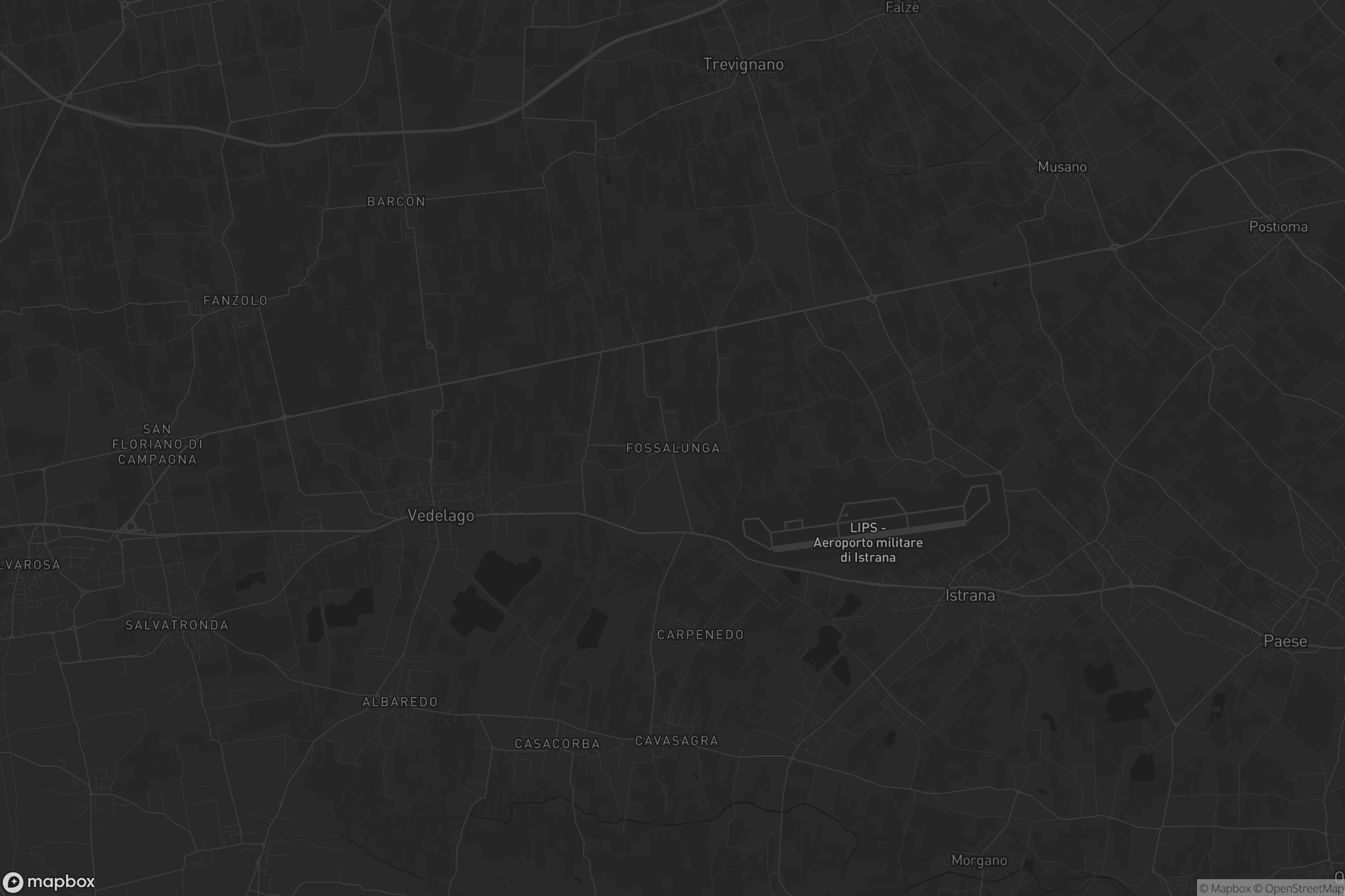 Mappa di Fossalunga di Vedelago