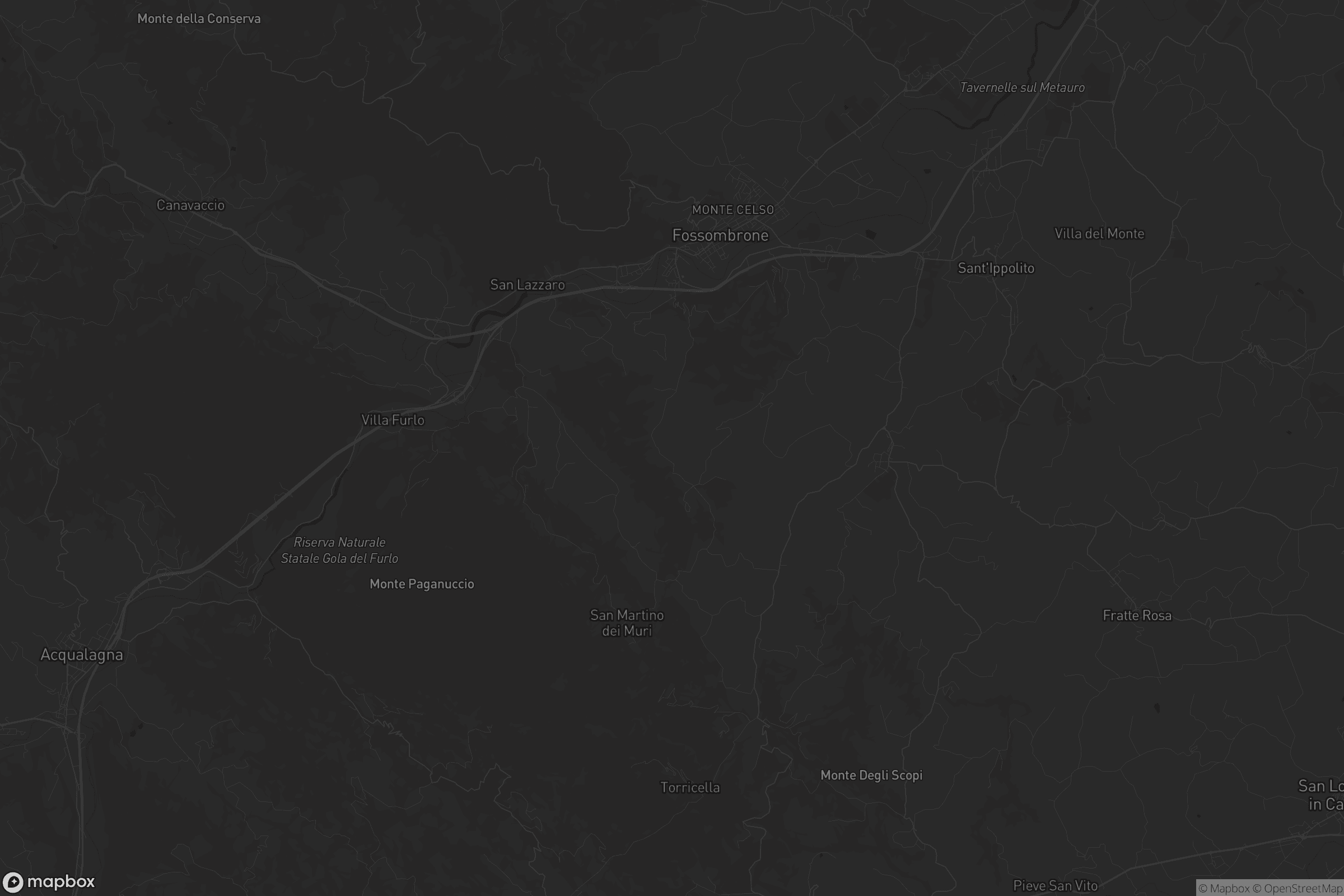 Mappa di Fossombrone