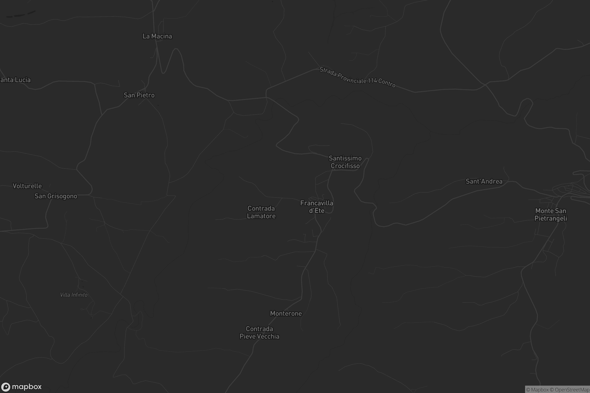 Mappa di Francavilla d'Ete