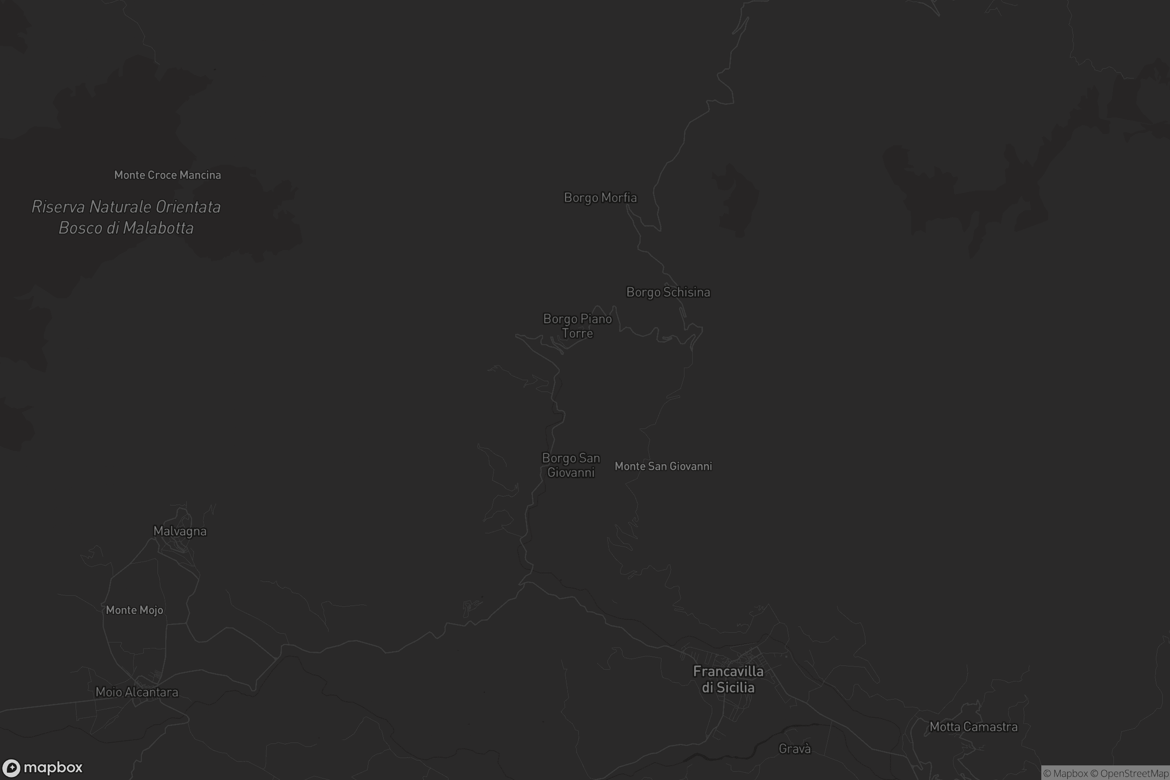 Mappa di Francavilla di Sicilia