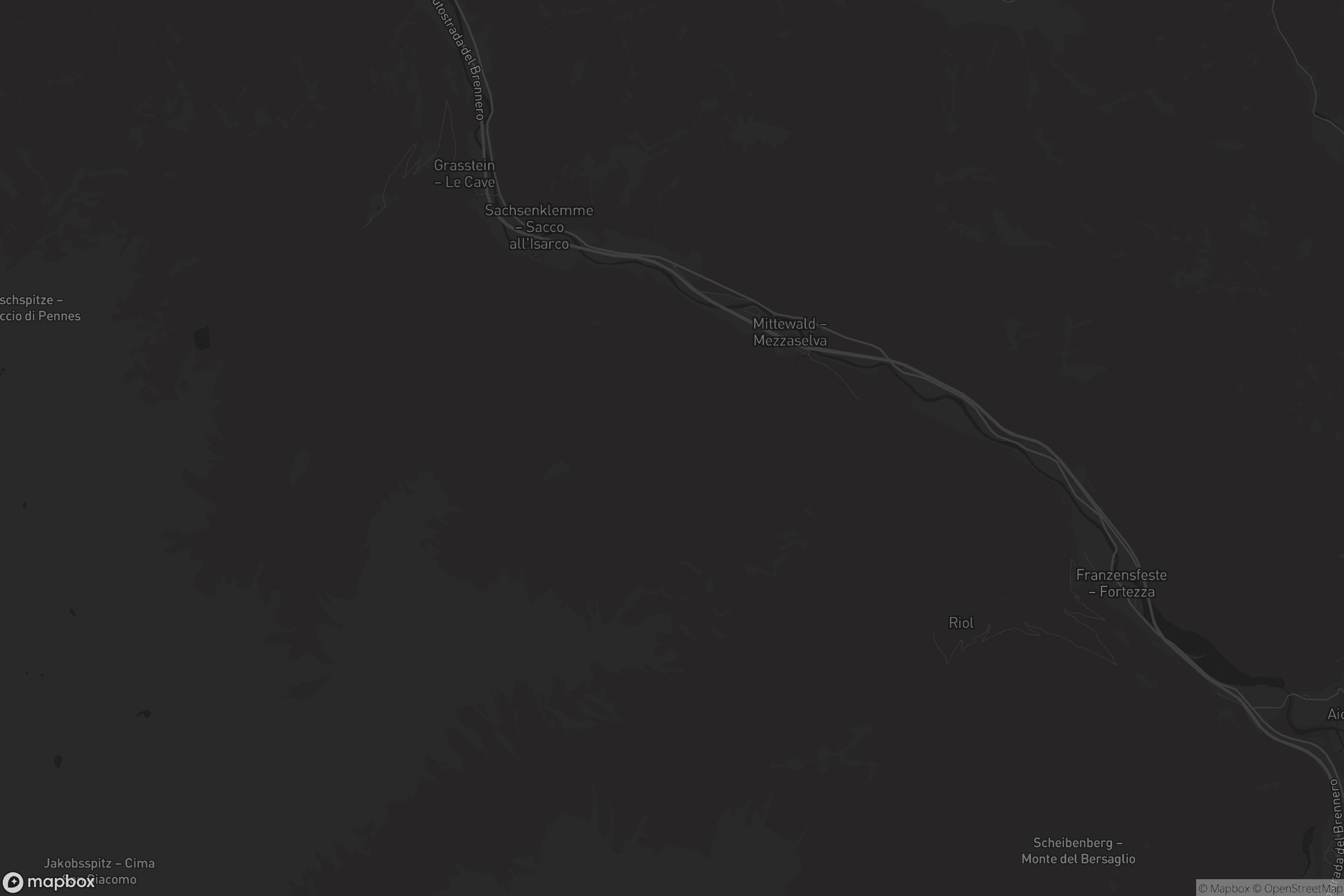 Mappa di Franzensfeste - Fortezza
