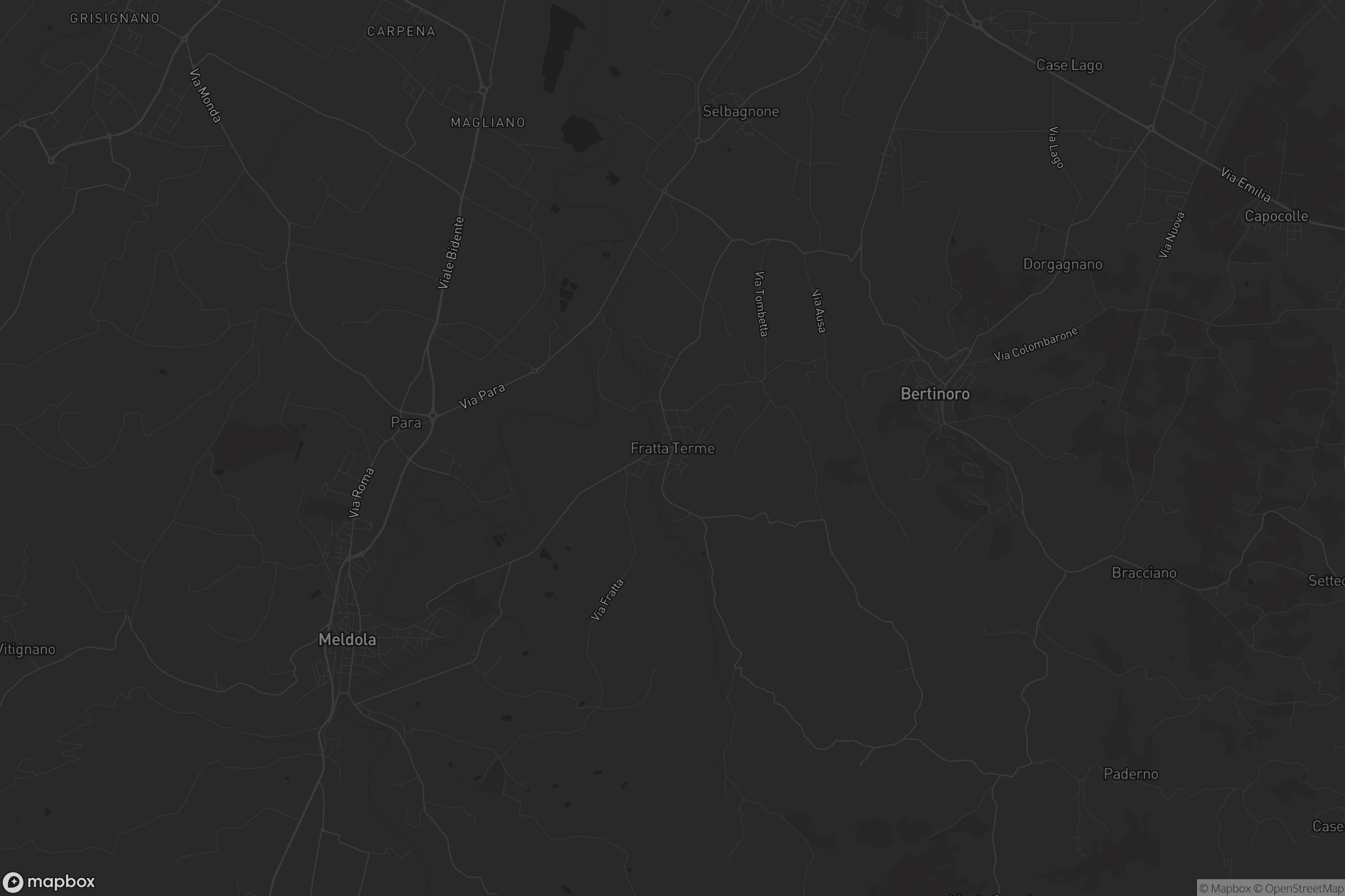 Mappa di Fratta Terme