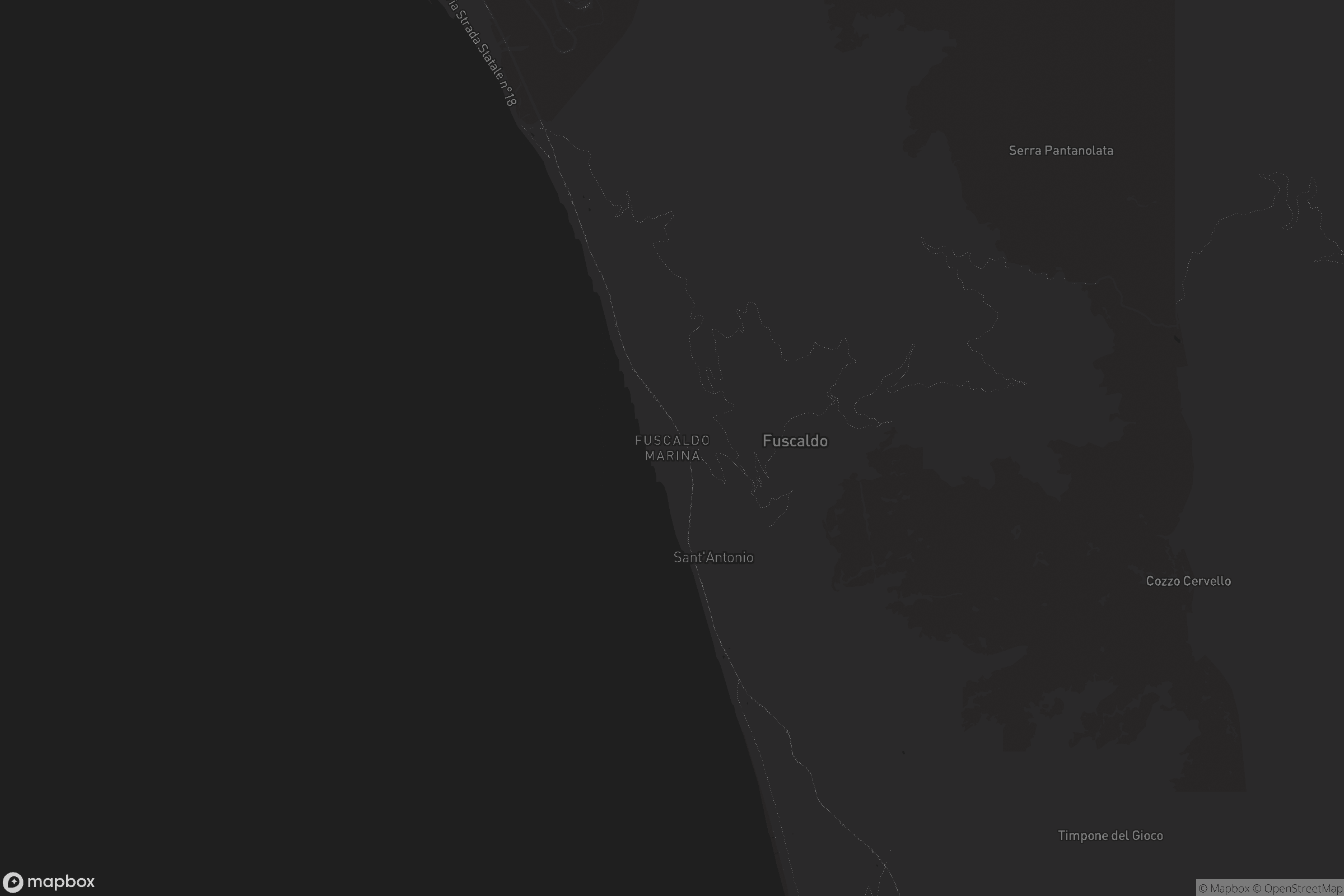 Mappa di Fuscaldo Marina