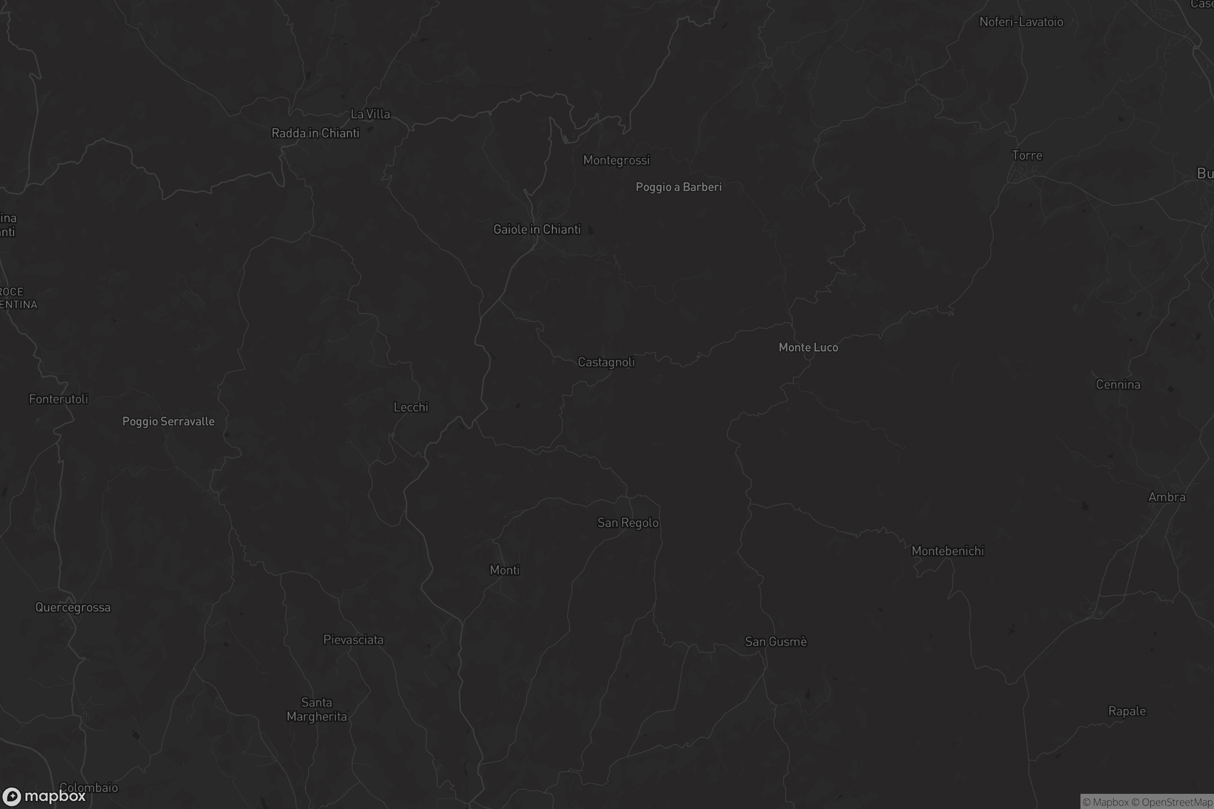 Mappa di Gaiole in Chianti